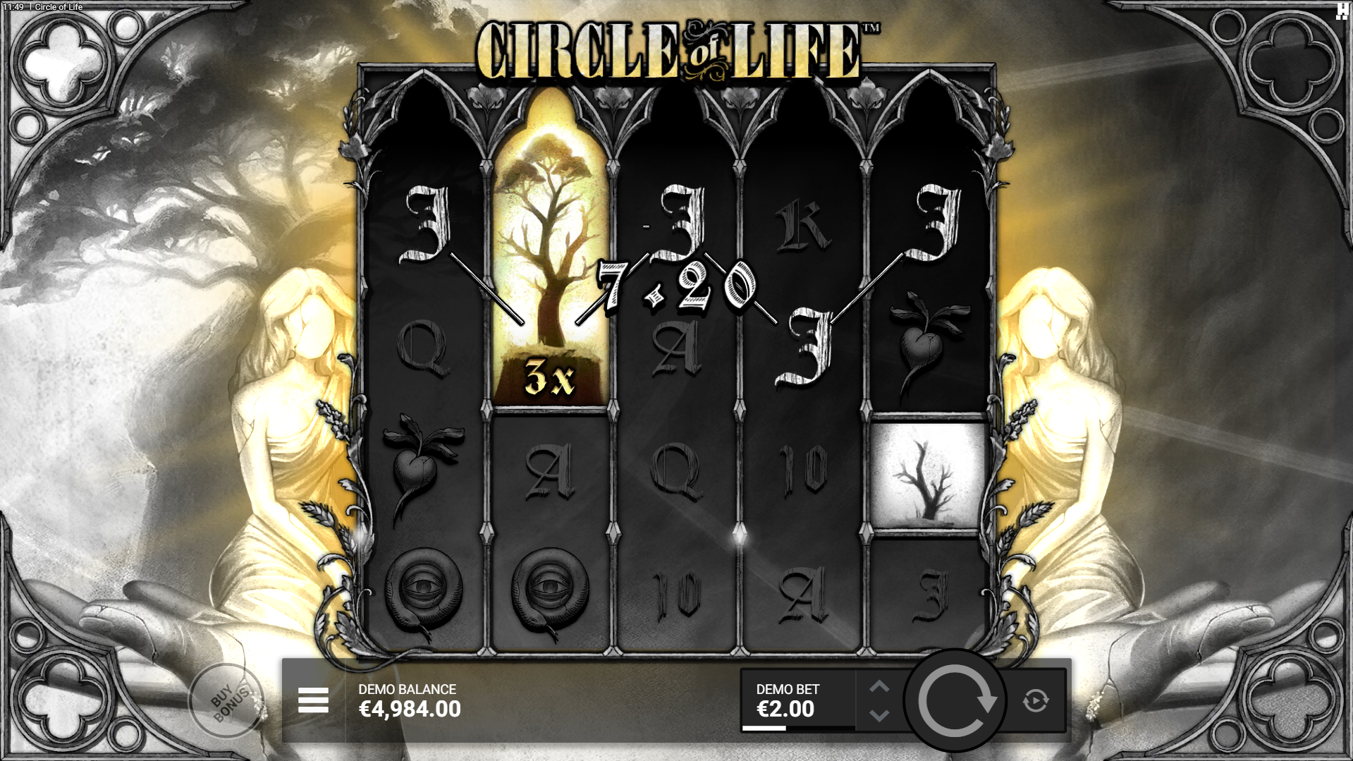 Land a Tree Symbol and Watch it Expand with Every Win, Alongside a Multiplier Value