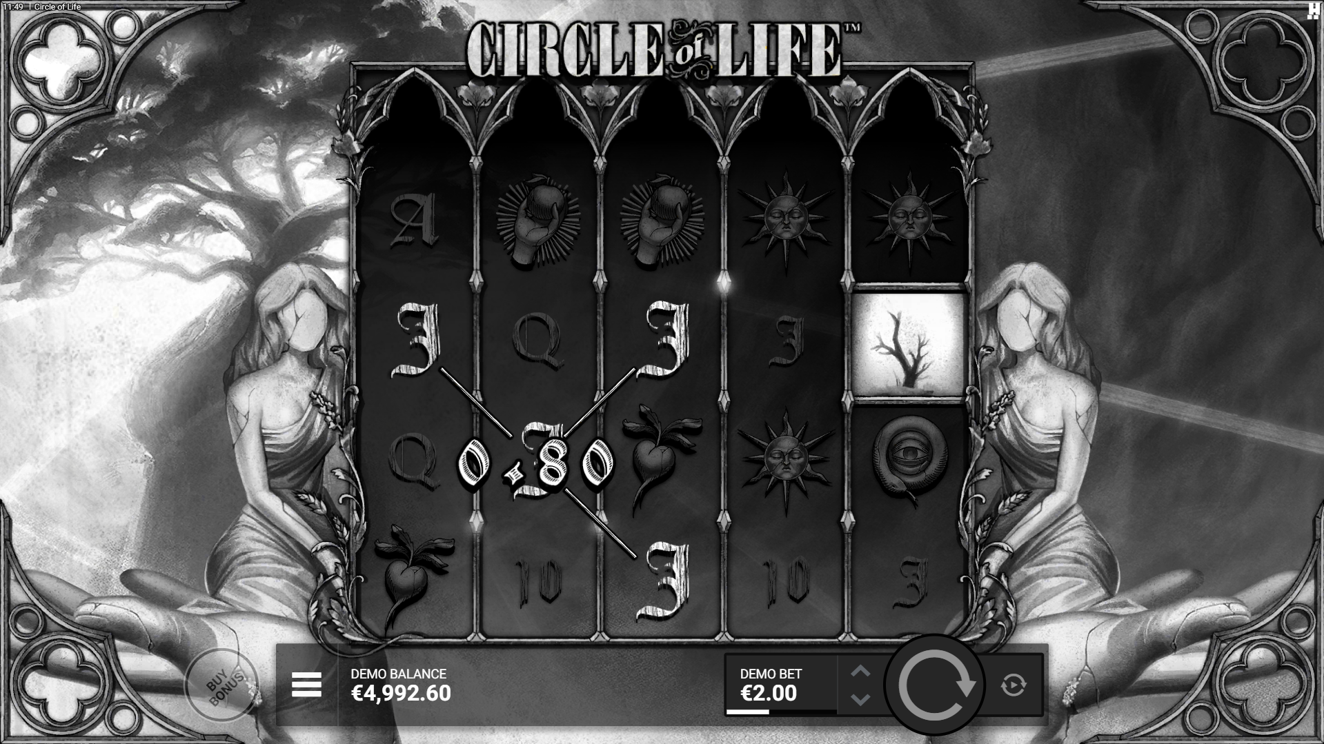 Circle of Life Offers Players 14 Fixed Paylines