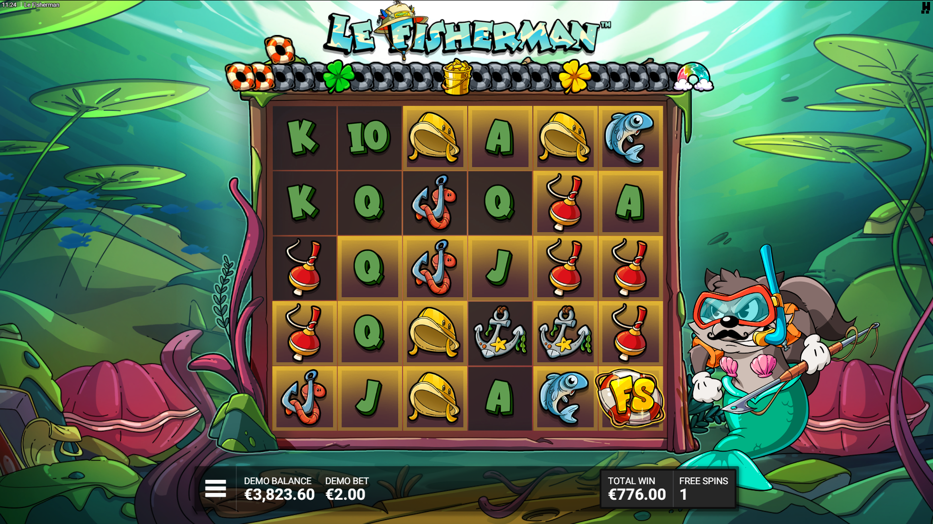 Le Fisherman Free Spins Bonus Play