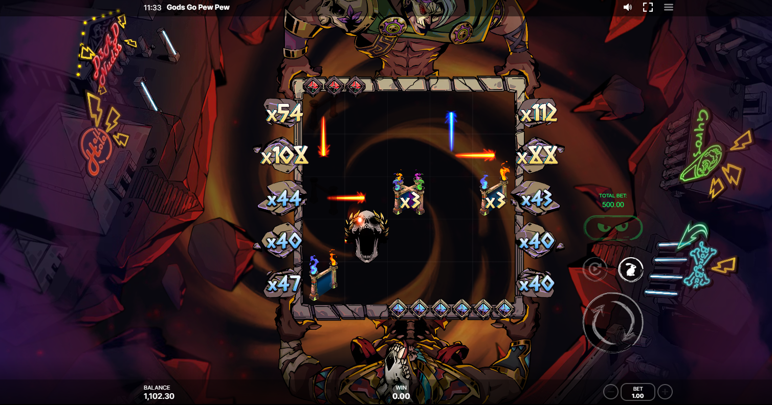 Fire Lazers for Multiplier Rewards in Lazer Tag, Including Upgraded Multiplier Gates During the Super Bonus