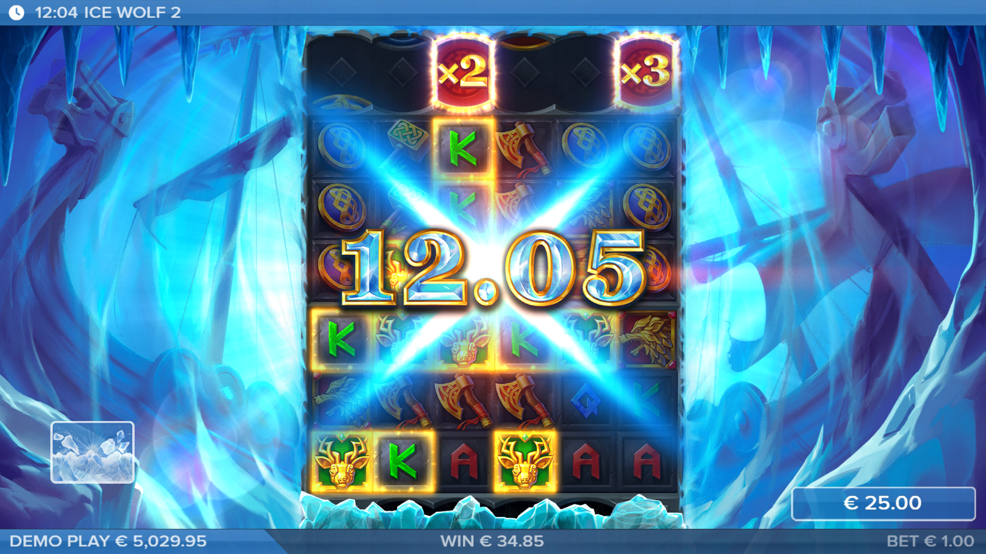 Each Winning Combination Removes Ice Blockers from the Reels, Unlocking the Feature Row for Additional Enhancements