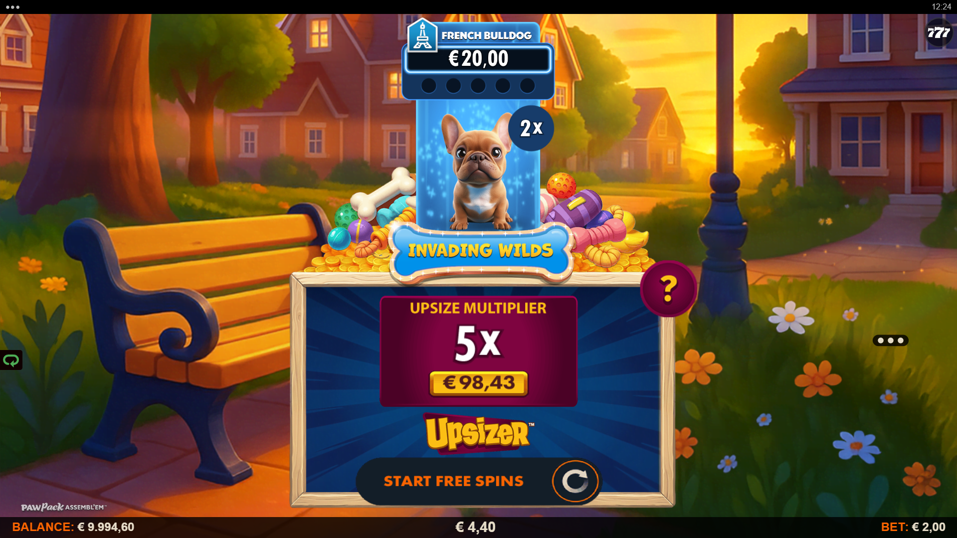Land Tokens to Upgrade Character Cards and Trigger the Free Spins Bonus Rounds