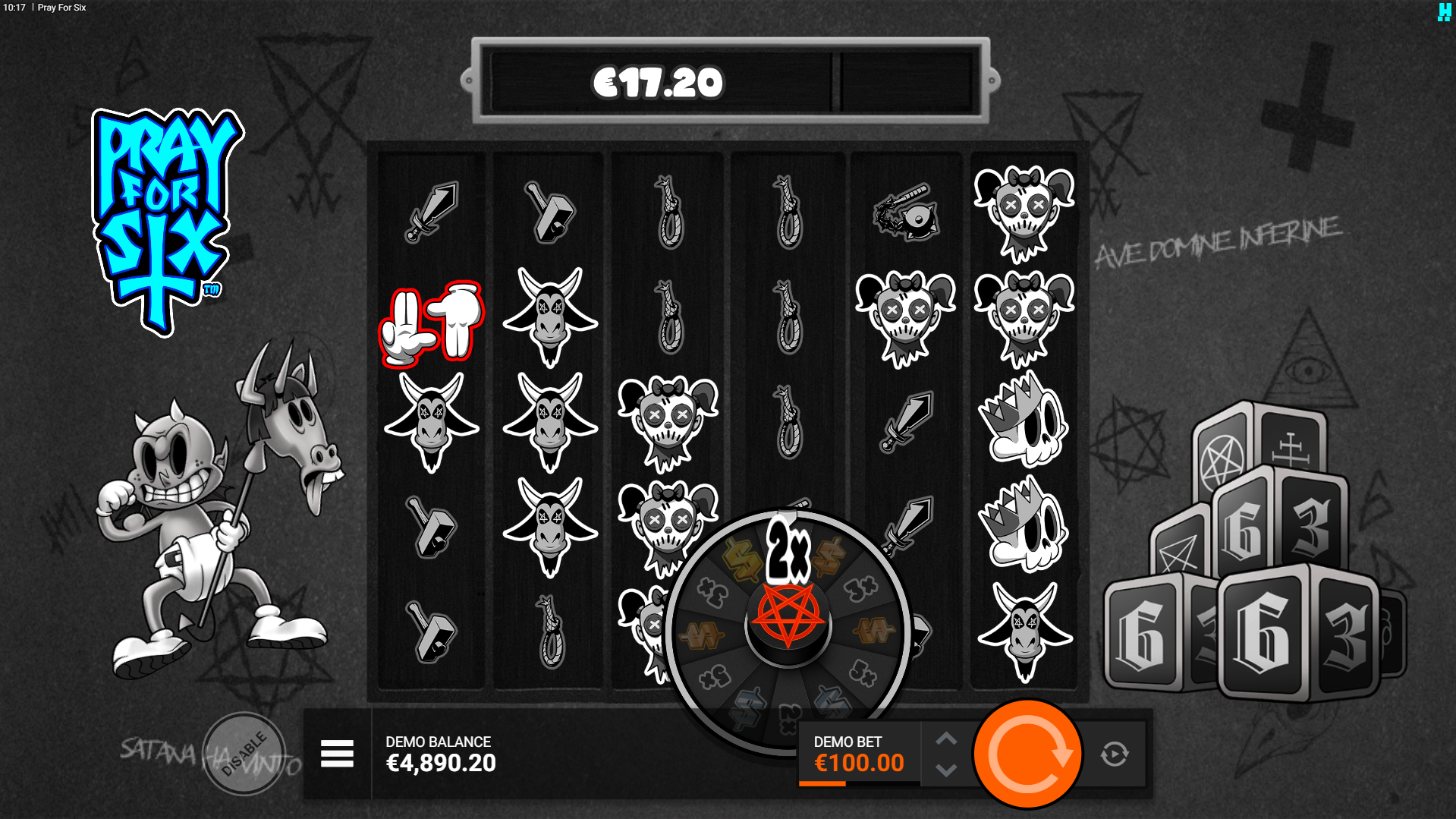 Land "6" Symbols Alongside Winning Combinations to Activate Wailing Wheels, Offering Multiplier and Cash Prize Opportunities