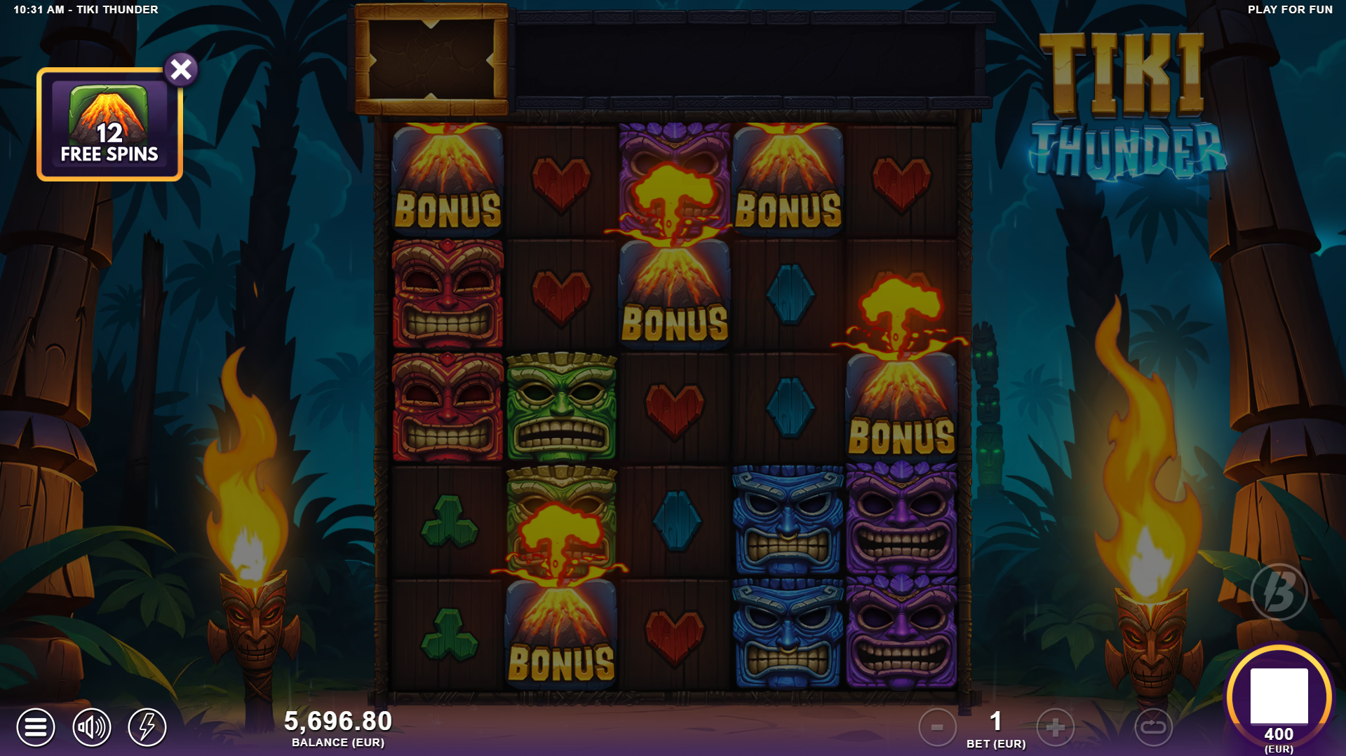 Land 3 or More Scatters to Trigger the Free Spins Bonus Game