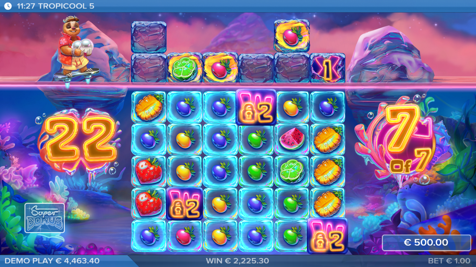 Tropicool 5 Super Bonus Play