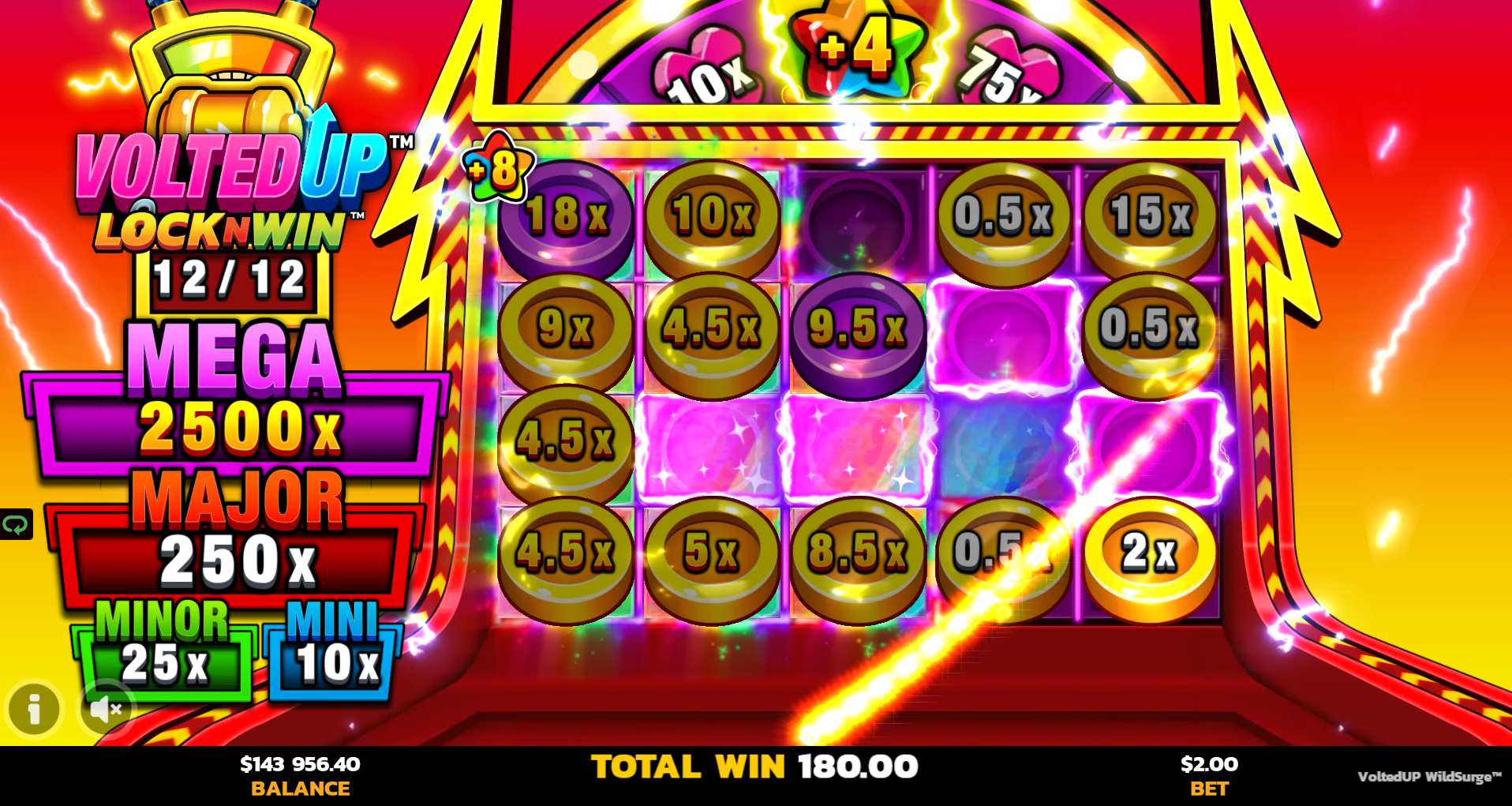 Land Bonus Symbols to Trigger the LockNWin UpZones Feature