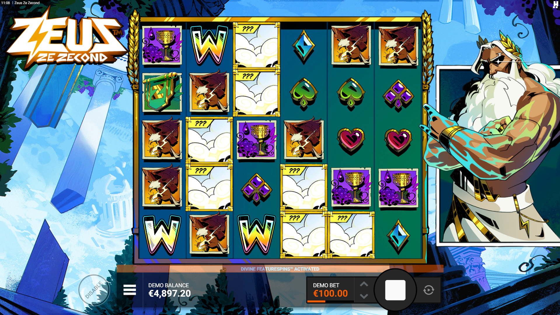 Land WOnder Symbols For High-Paying or Wild Symbol Reveals, or the Chance of Triggering Wonder Reels