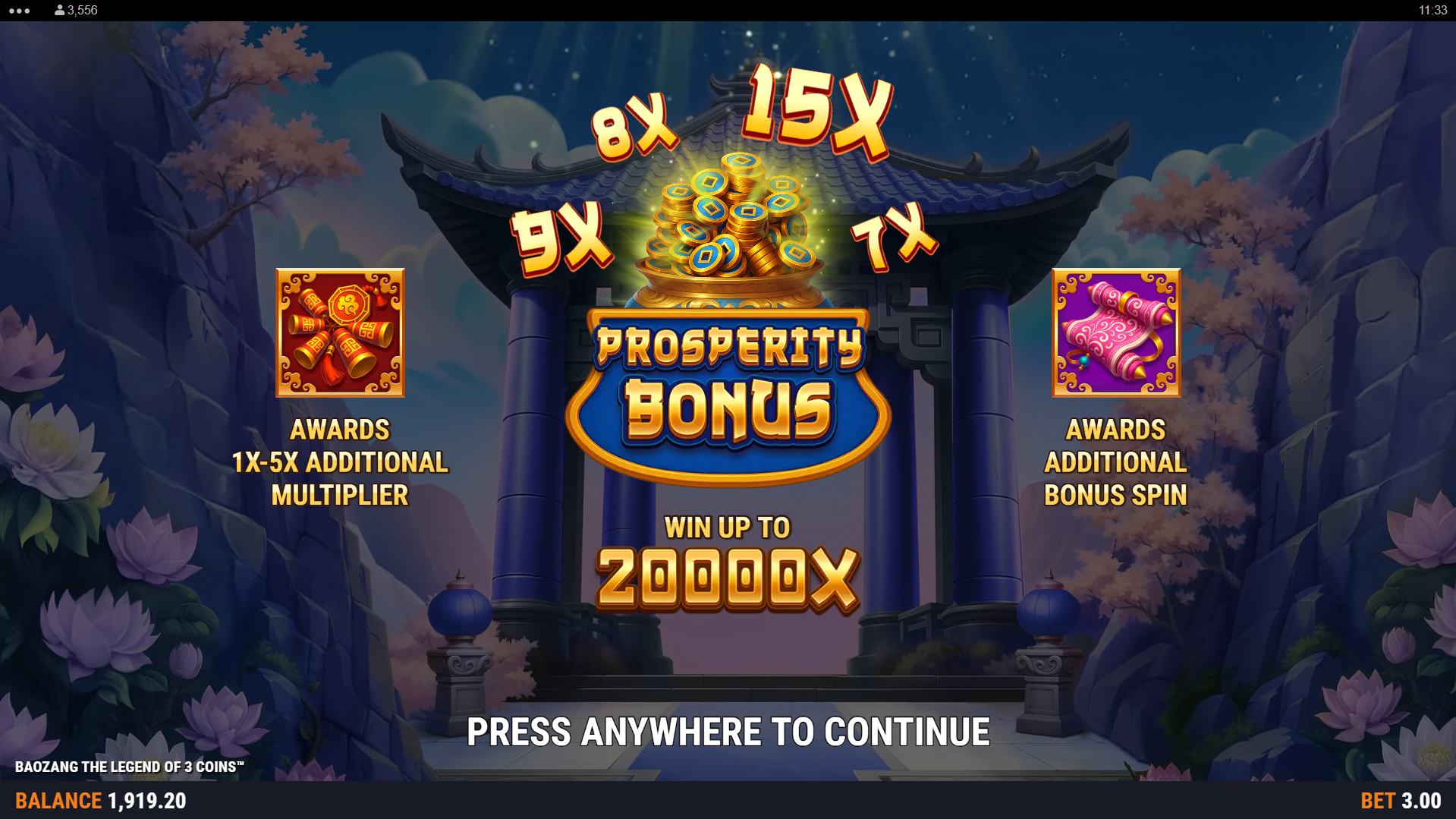 Each Bonus Round Includes only its Specific Coin Type