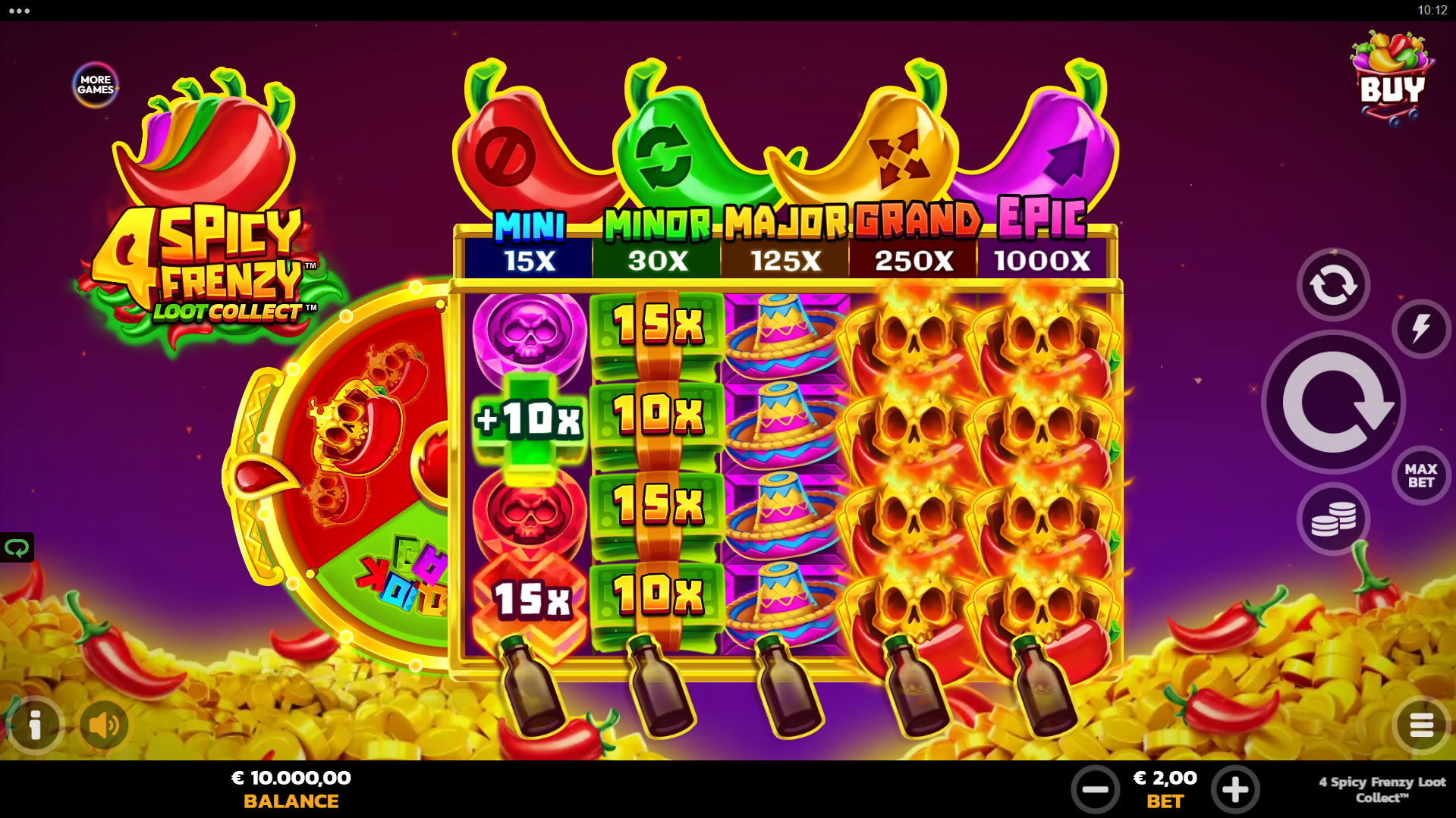 4 Spicy Frenzy Loot Collect Base Game Play