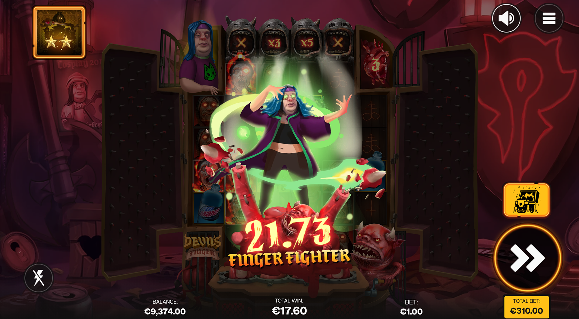 Devil's Finger Big Win