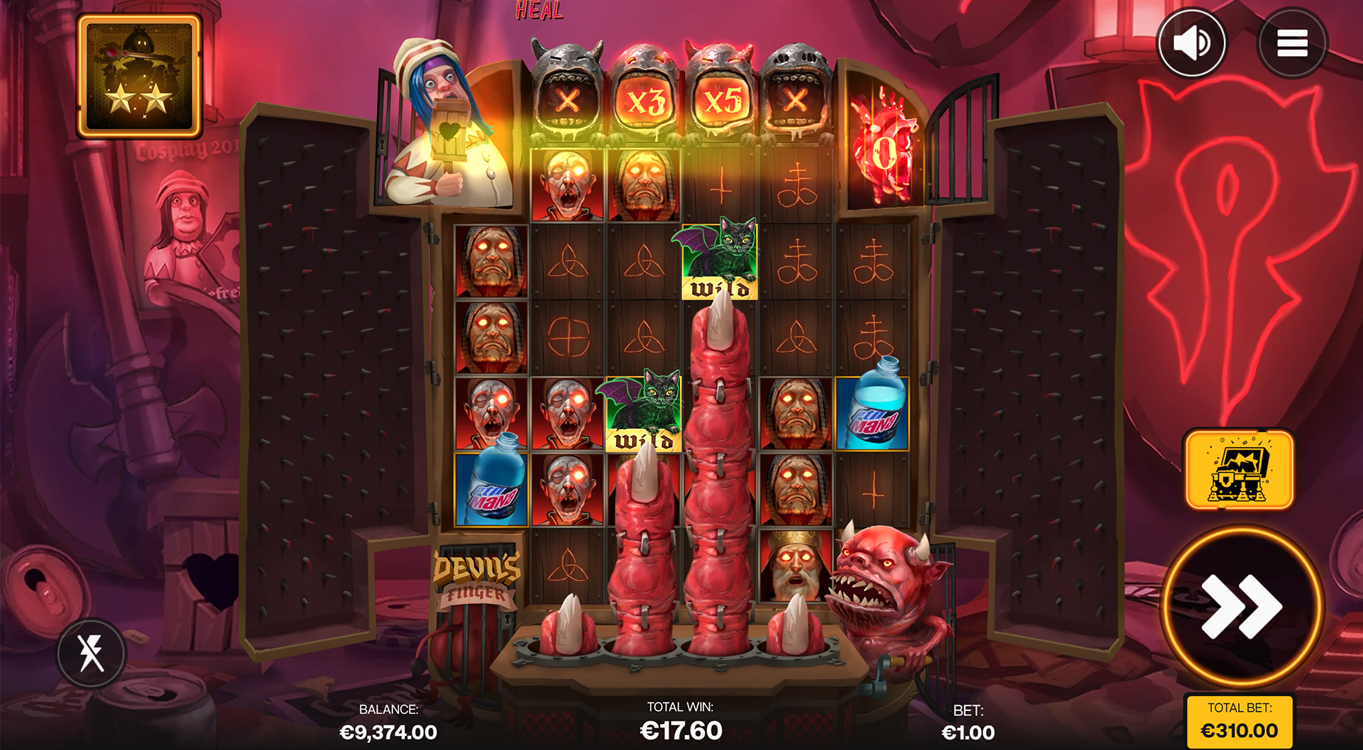 Devil's Finger Free Spins