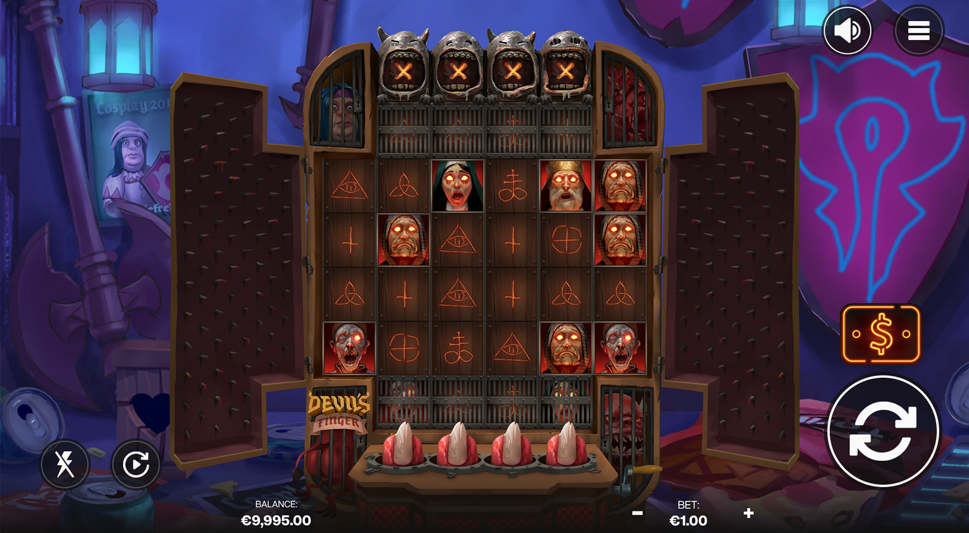 Devil's Finger Offers 4,096 Paylines