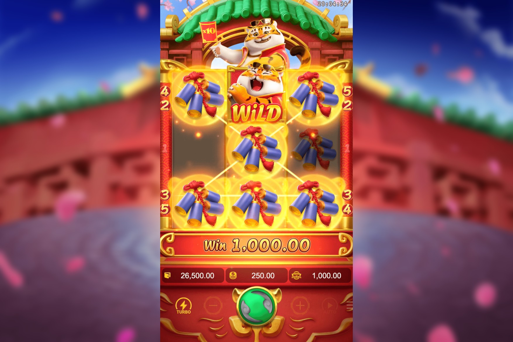 Fortune Tiger Offers 5 Fixed Paylines