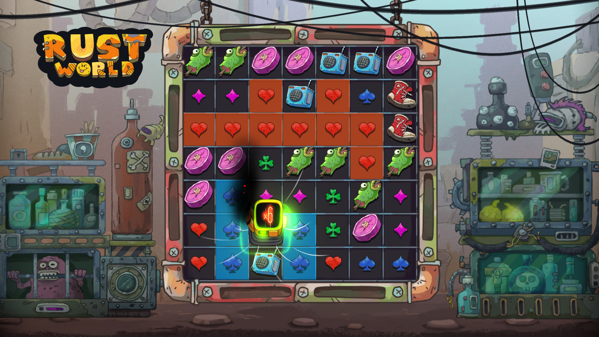 Winning Clusters with Wilds Increase the Multiplier by +1 For Each Symbol