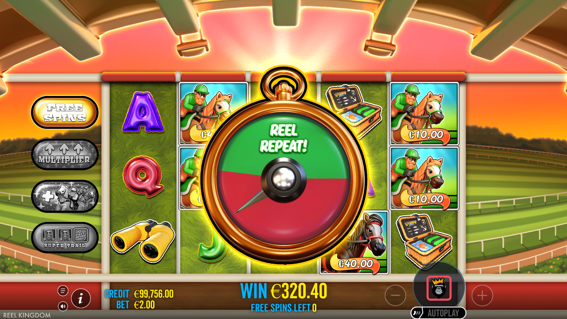 Find the Chance to Repeat your Bonus Round, Keeping the Winnings so far and Resetting the Spin Counter