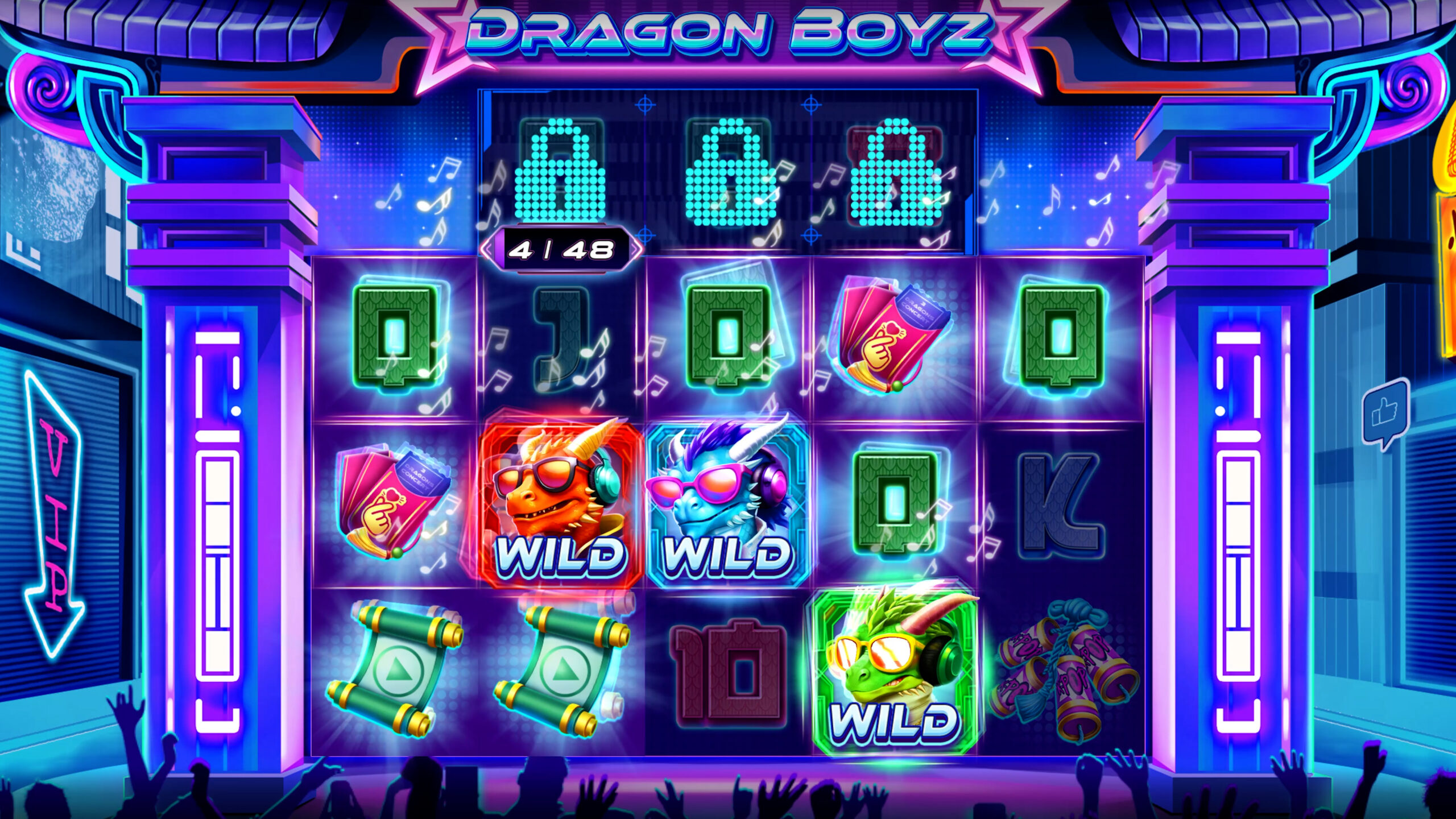 Dragon Boyz Base Game Play