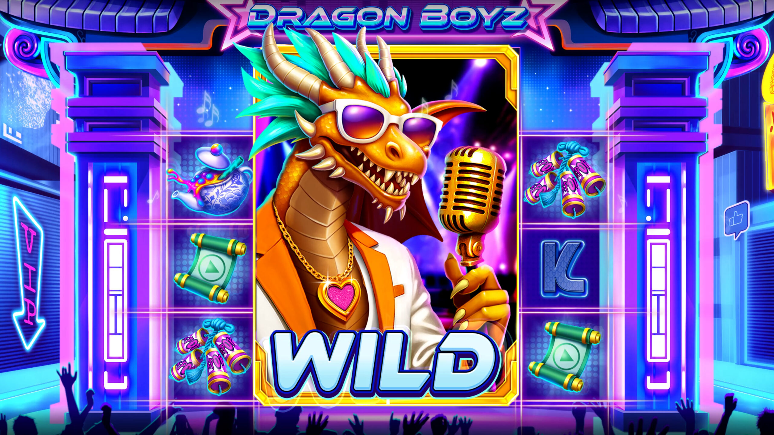 Dragon Features Include Multipliers, Symbol Copies, Symbol Upgrades, and the Mega Wild 