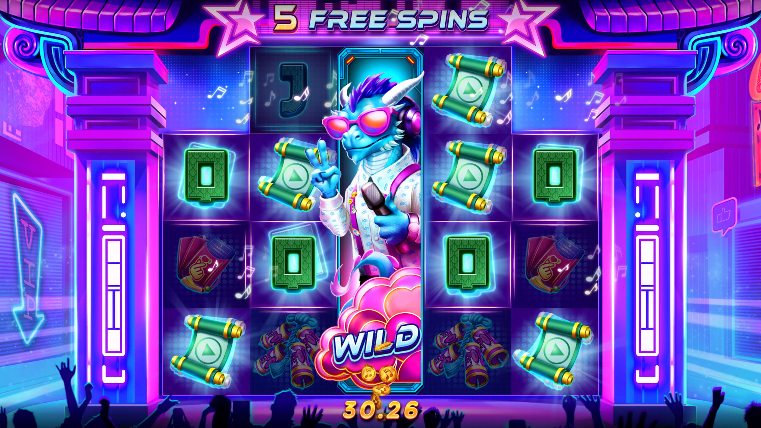During Free Spins, 1 Dragon Symbol is Guaranteed to Land Within a Top Reel Position on Every Spin