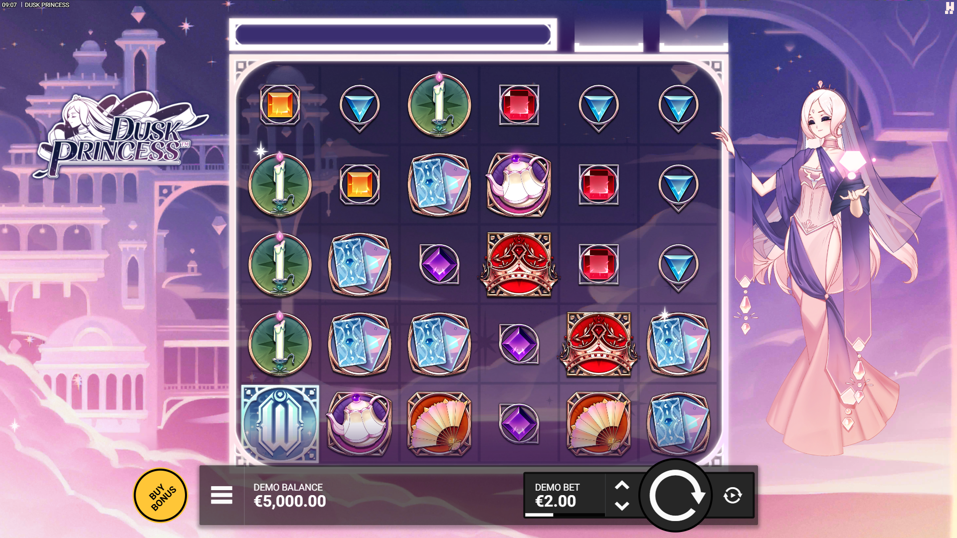 Dusk Princess Base Game Play