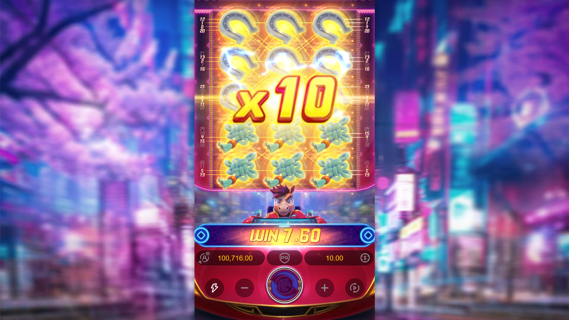 Trigger the Fortune Horse Feature for the Chance of 3 Bonus Respins, Guaranteeing Full-Screen Combinations