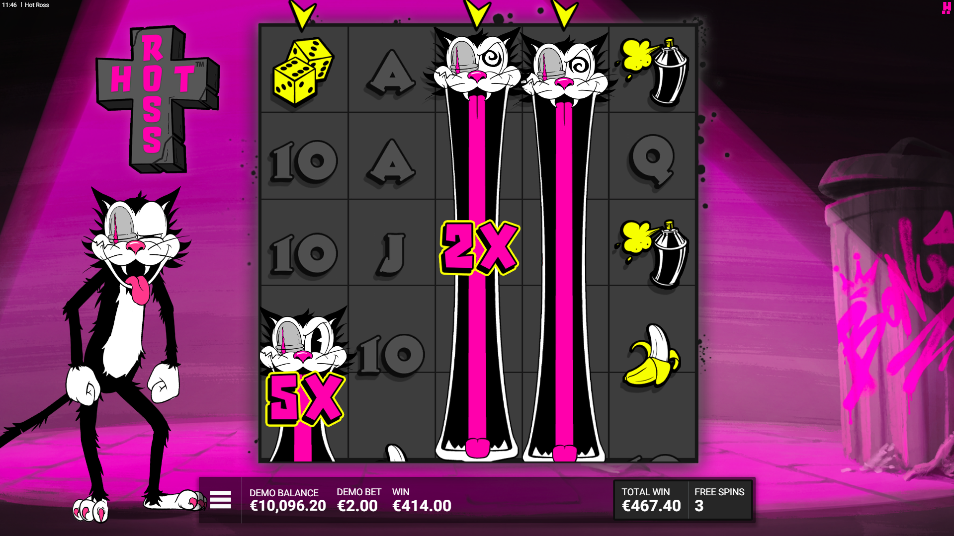 Nine Lives Free Spins Offers Reel Activations, Guaranteeing Ross or Hot Ross Symbols on Every Spin