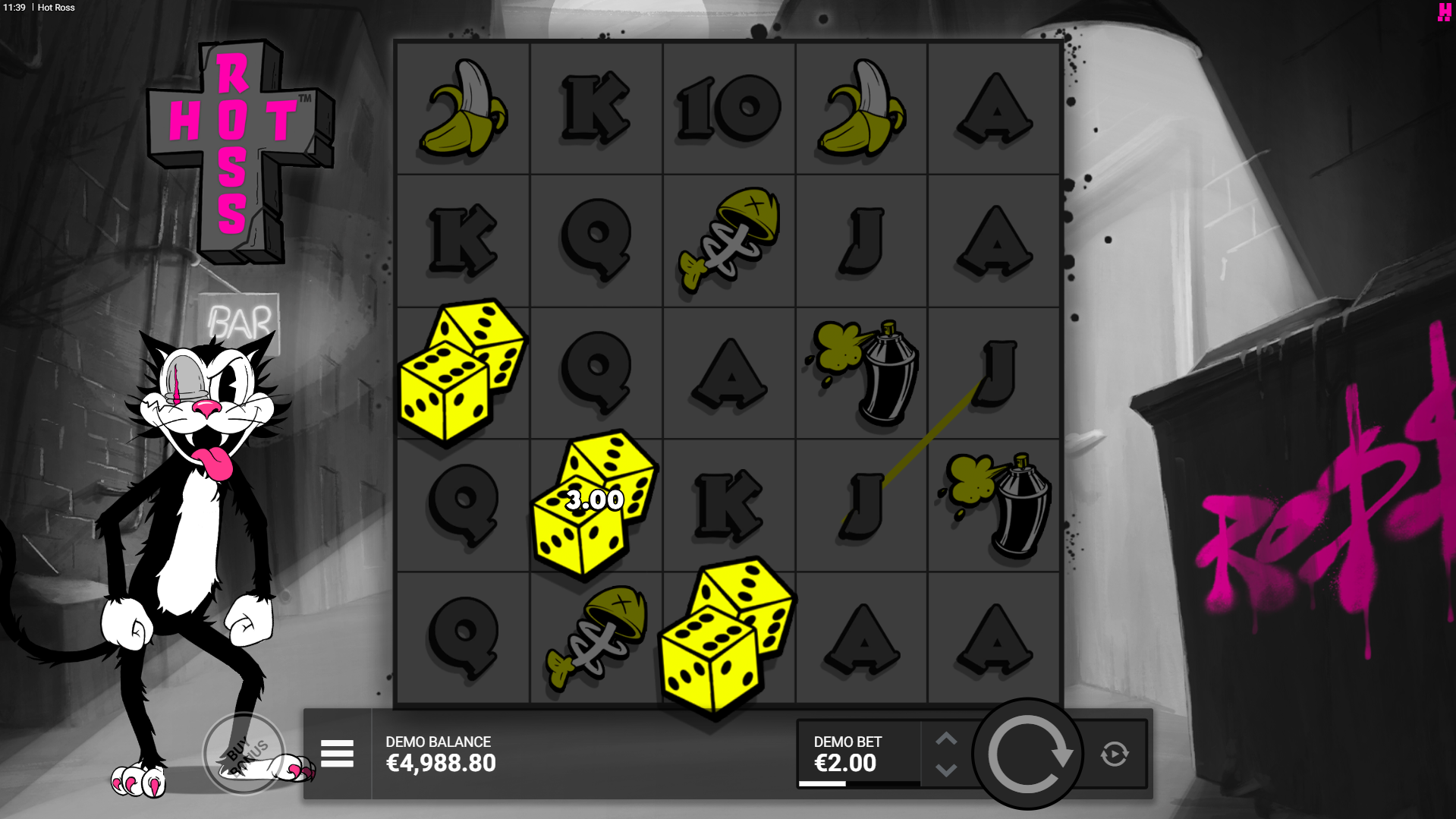 Hot Ross Offers Players 19 Fixed Paylines