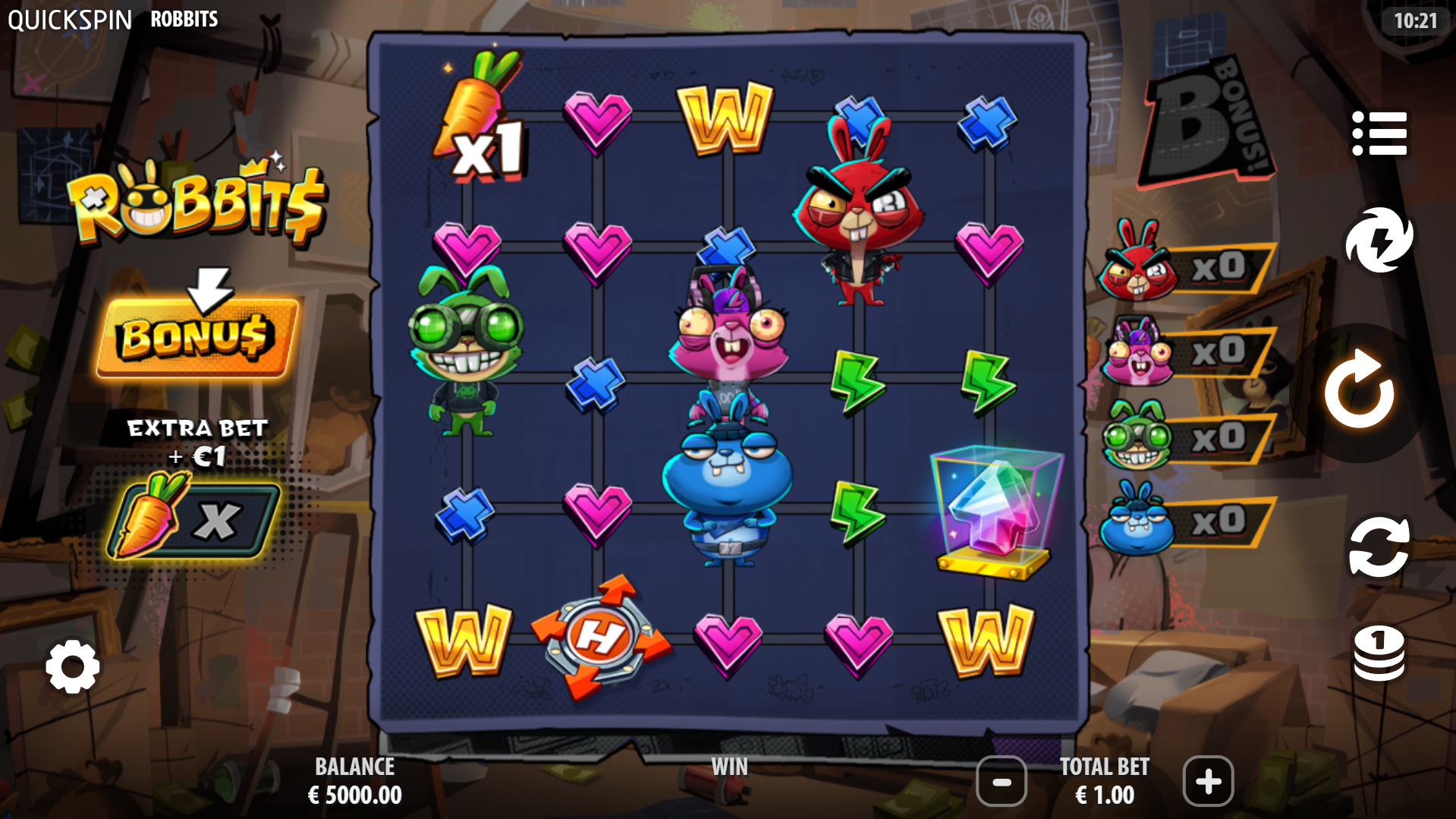 Robbits Base Game Play