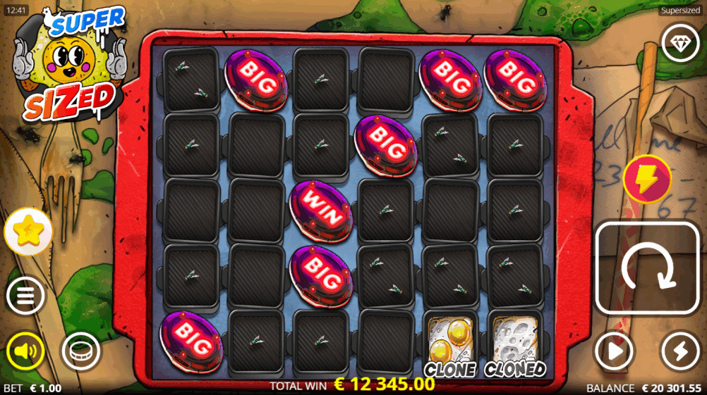 Land 6 BIG Symbols Alongside a WIN Symbol to Achieve the Game's Max Win Potential of 12,345x Bet