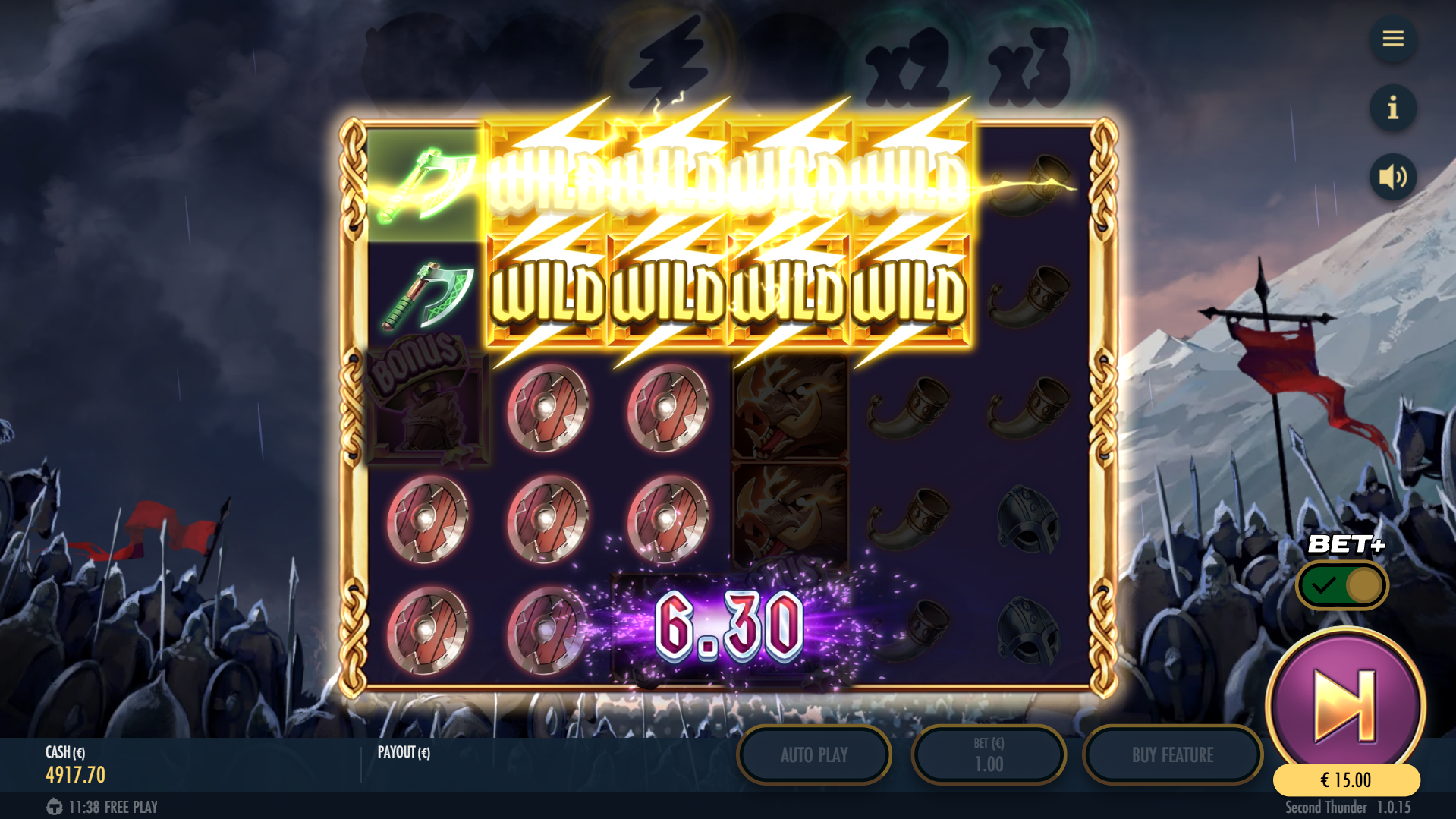 Land 2 or More Wild Symbols to Trigger the Wild Field Feature