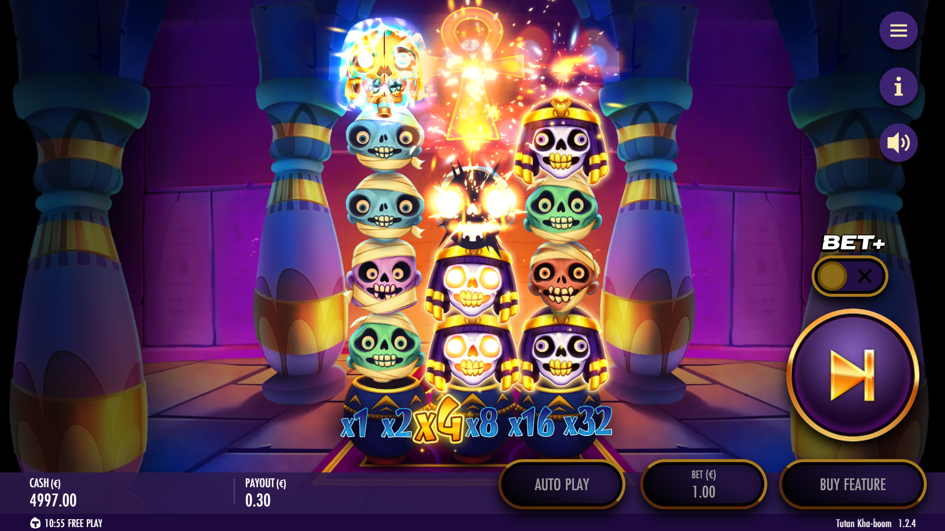 Land Exploding Wild Symbols to Remove Pay Symbols Within the Row and Reel