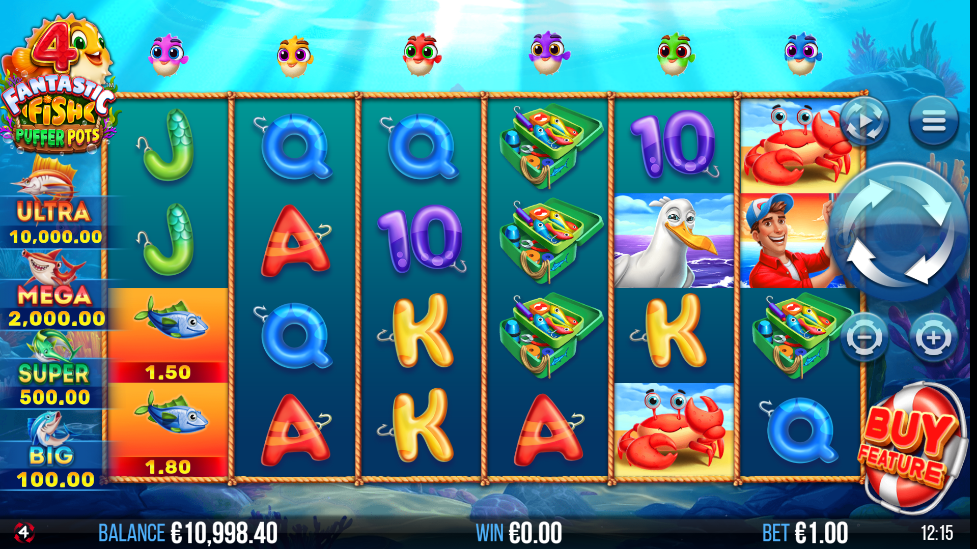 4 Fantastic Fish Puffer Pots Base Game Play