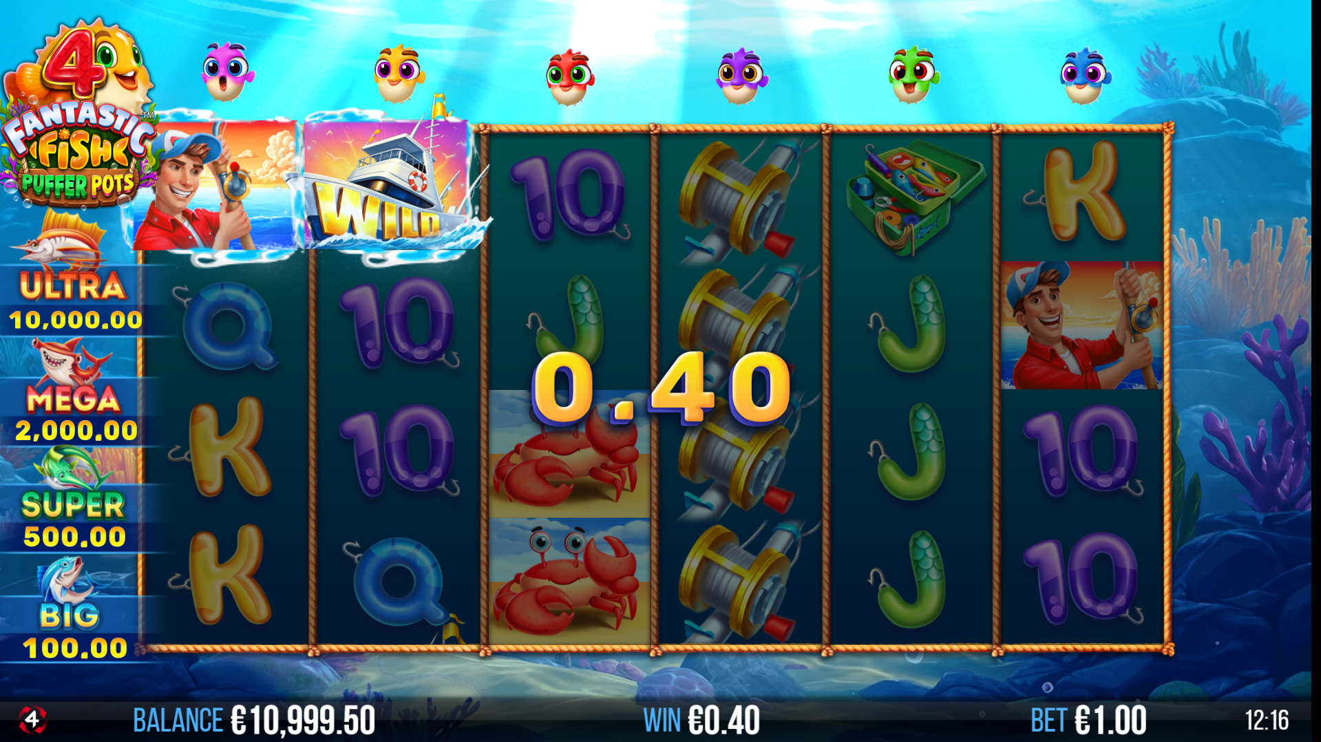 4 Fantastic Fish Puffer Pots Offers Players 4,096 Ways to Win