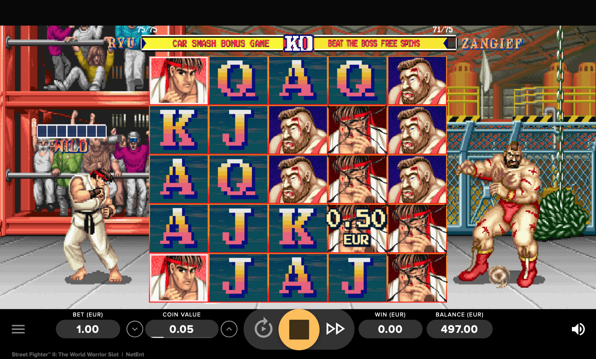 Street Fighter II: The World Warrior Base Game Play