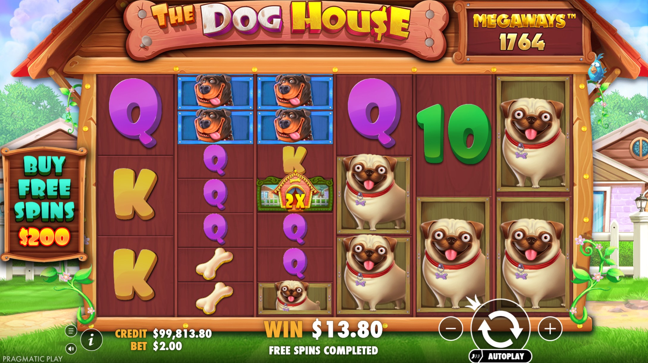 The Dog House Megaways Base Game Play