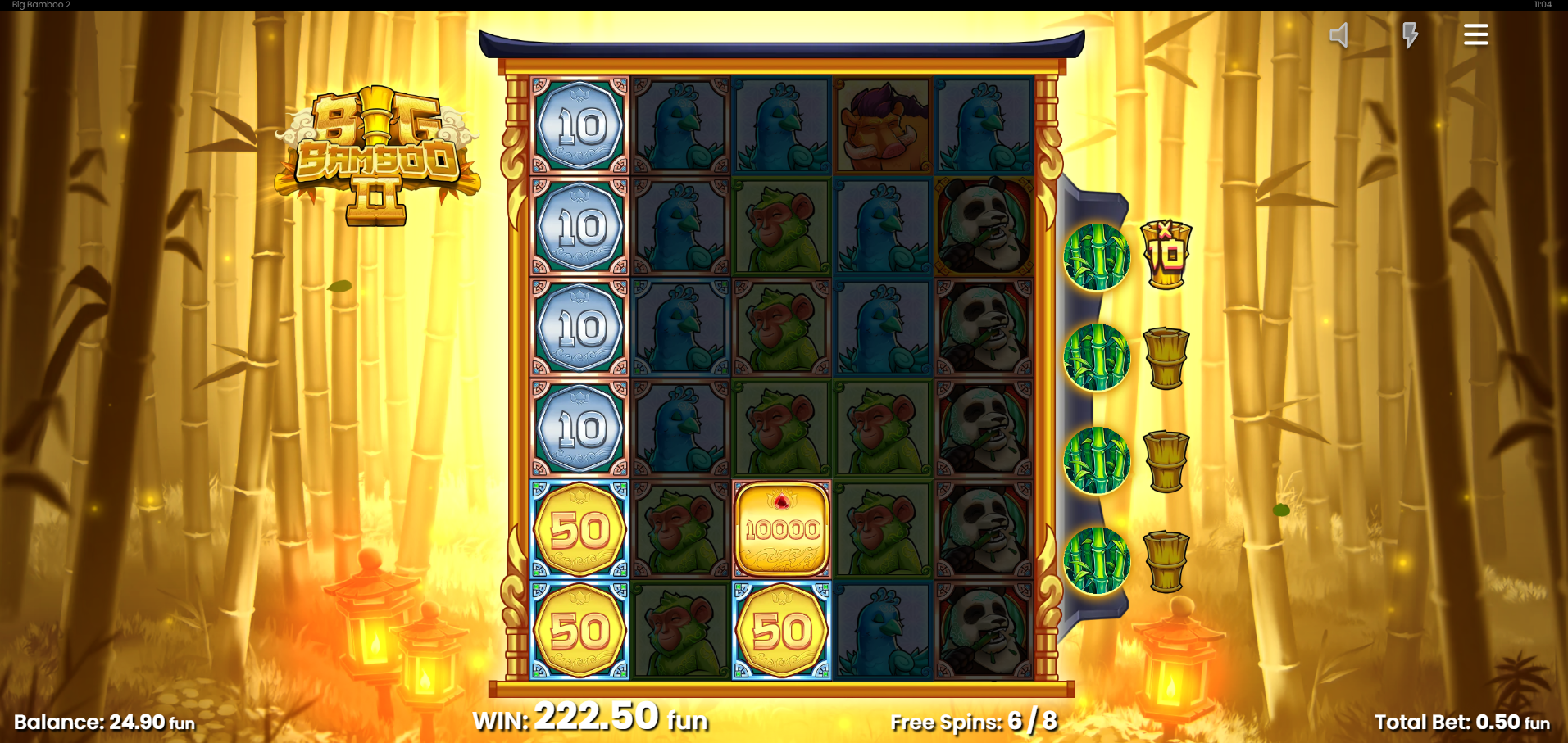 Big Bamboo 2 Free Spins Bonus Play