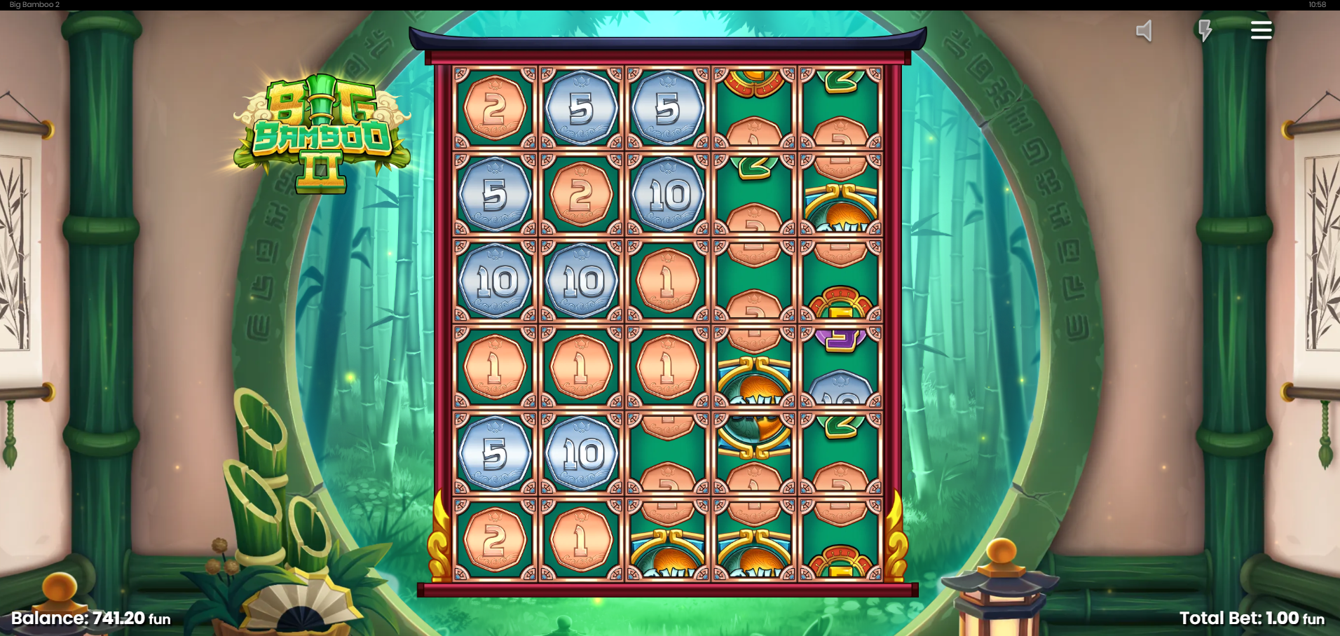 Trigger the Golden Bamboo Feature for Instant Prizes up to 5,000x Bet, Multipliers, Collectors, Scatters and Lucky Bamboo Symbols