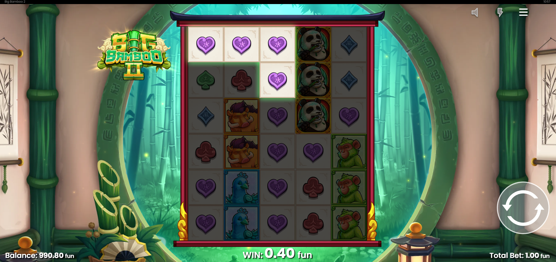 Big Bamboo 2 Offers Players 50 Fixed Paylines