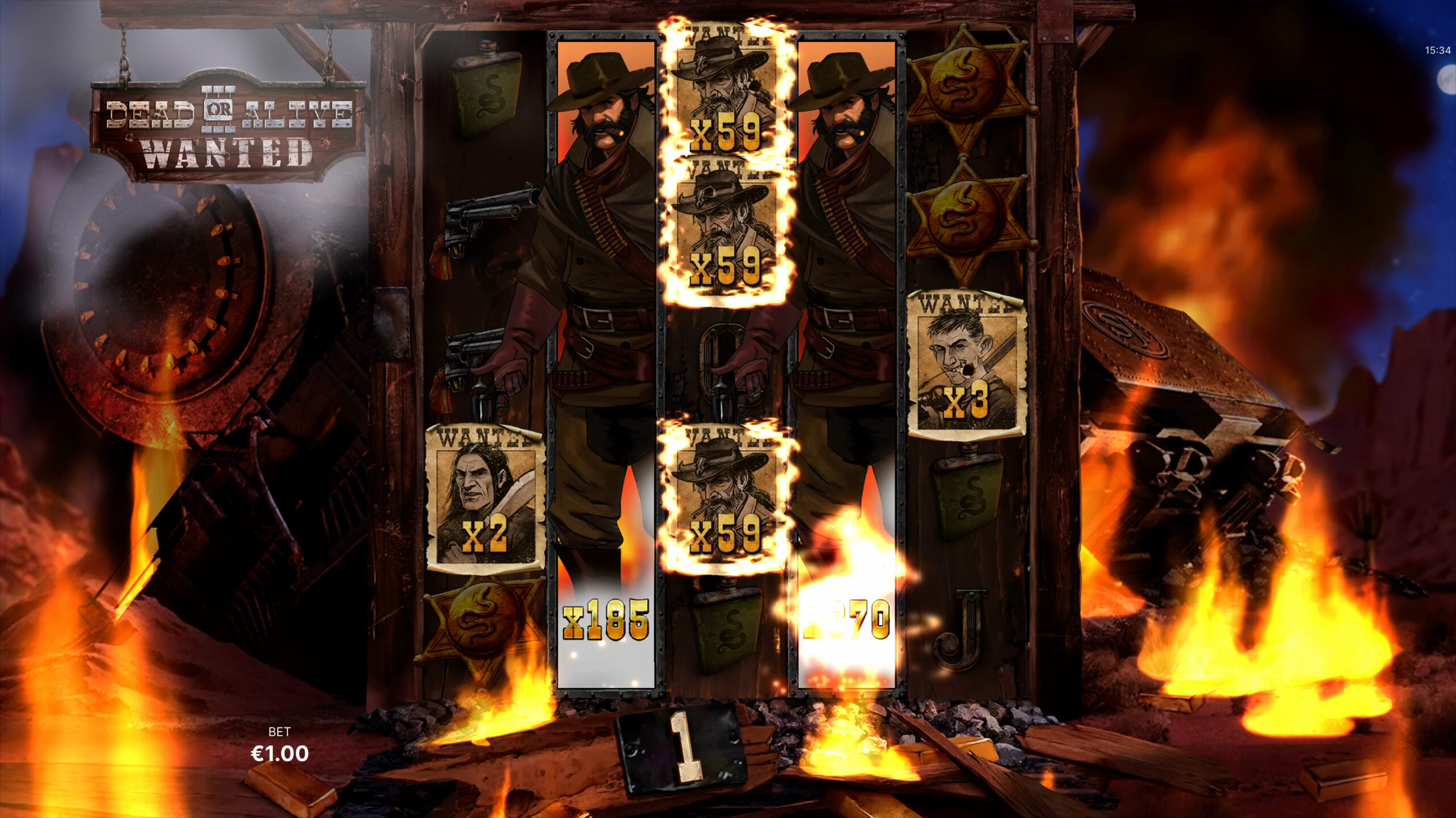 Dead or Alive 3: Wanted Free Spins Play