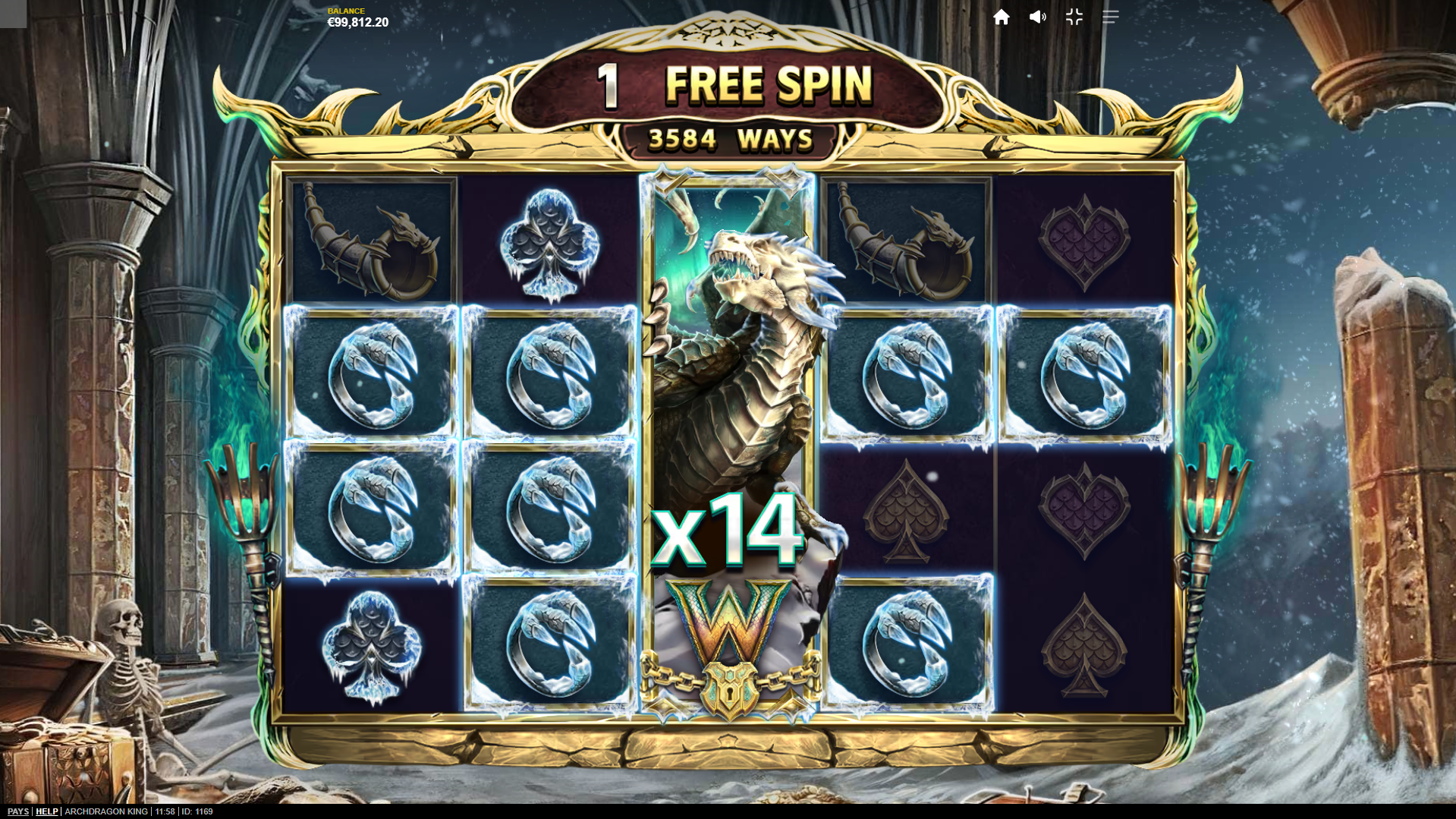 During Free Spins, the Dragon Wild Locks into Position, with its Multiplier Value Increasing with Every Win
