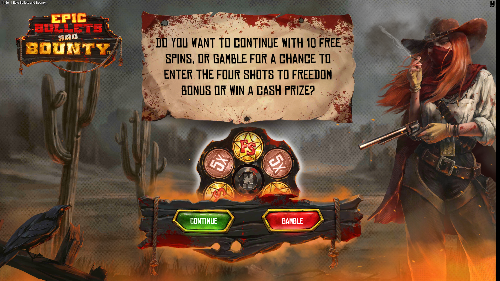 Triggering the Free Spins Bonus Round Awards the Chance of a Gamble for Enhanced Levels