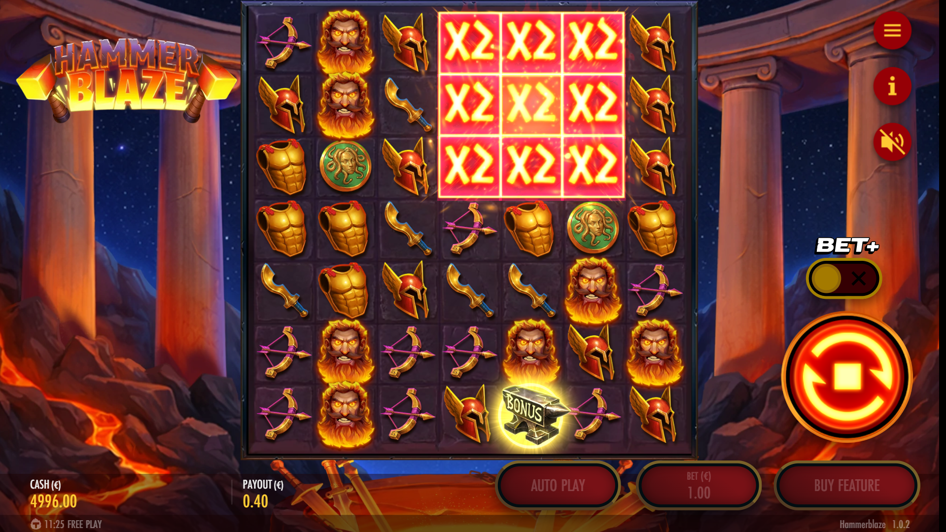 Exploding Wild Symbols Activate Multiplier Grids, with Values Doubling with each Further Explosion up to x128