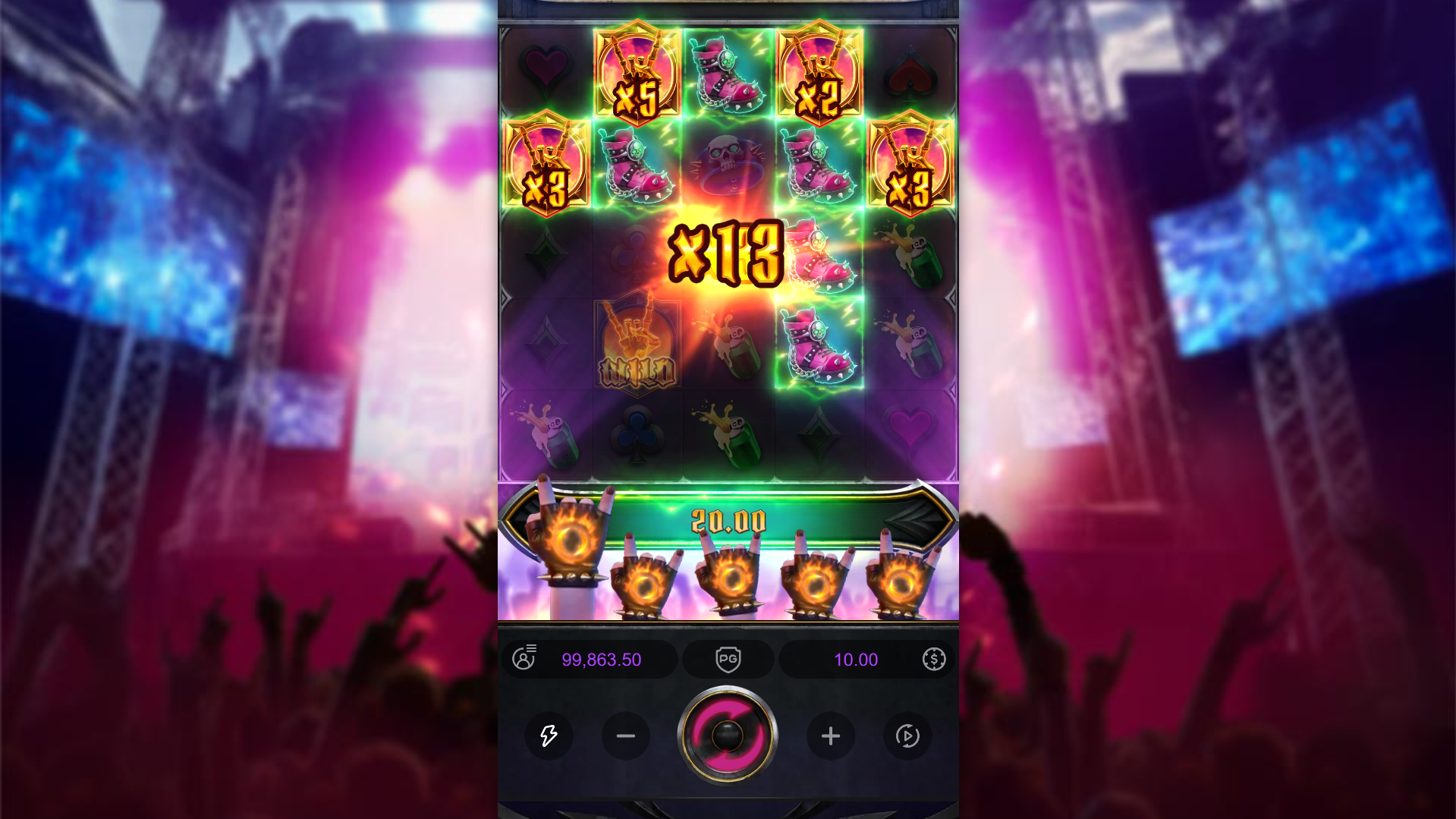 Each Wild Symbol Landing Triggers a Respin, Where Wilds Lock into Place Throughout