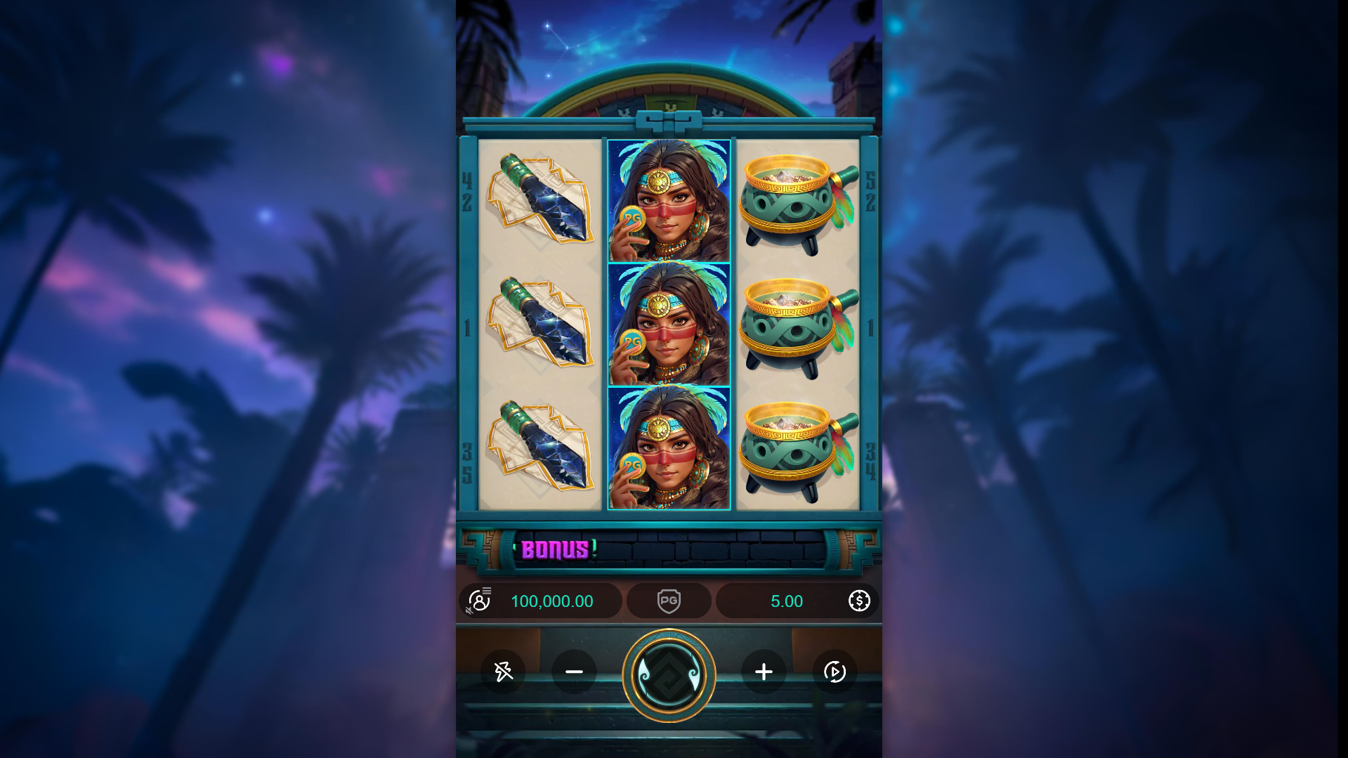 Mayan Destiny Base Game Play