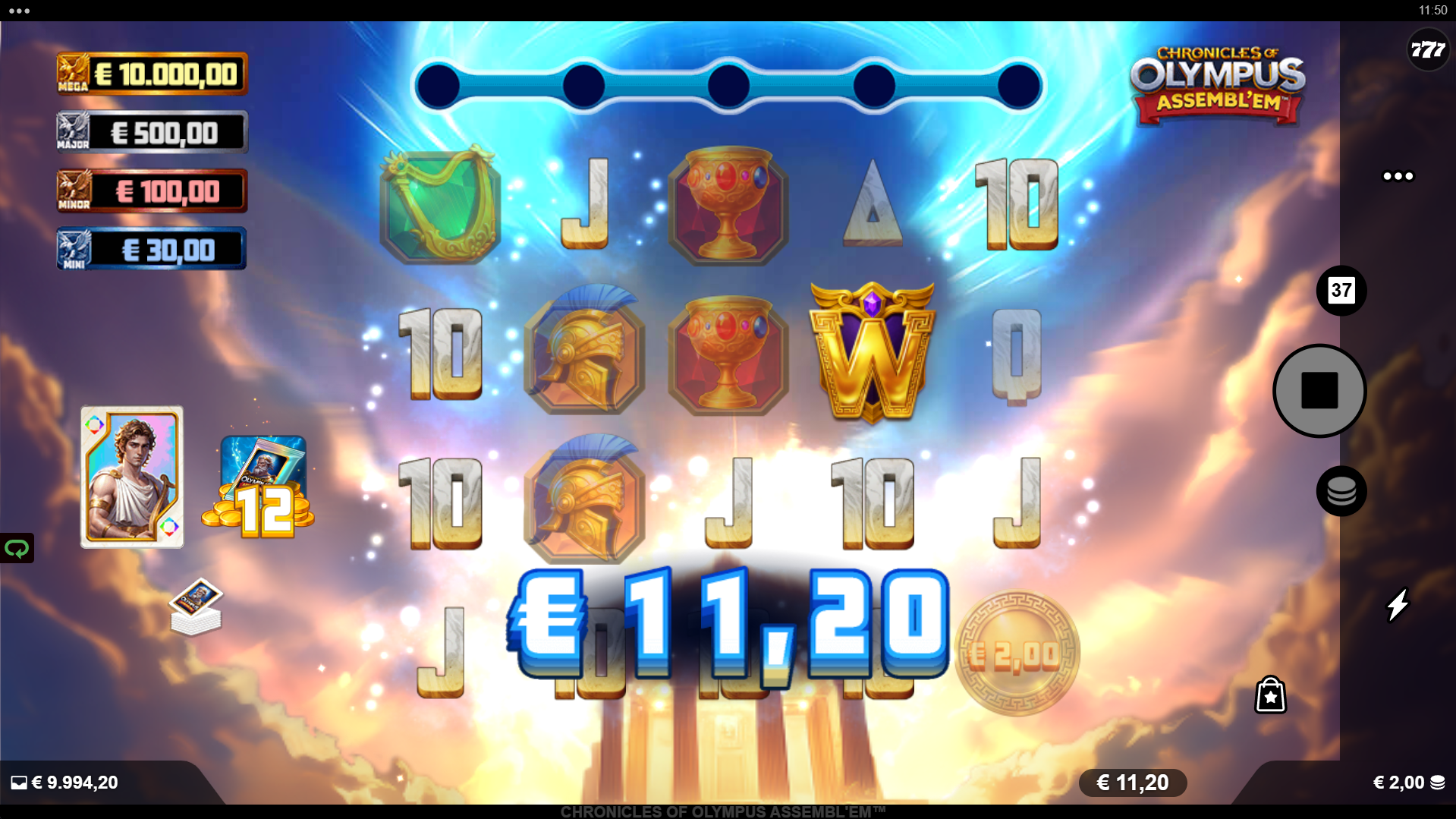 Chronicles of Olympus Assembl'em Offers Players 1,024 Win Ways