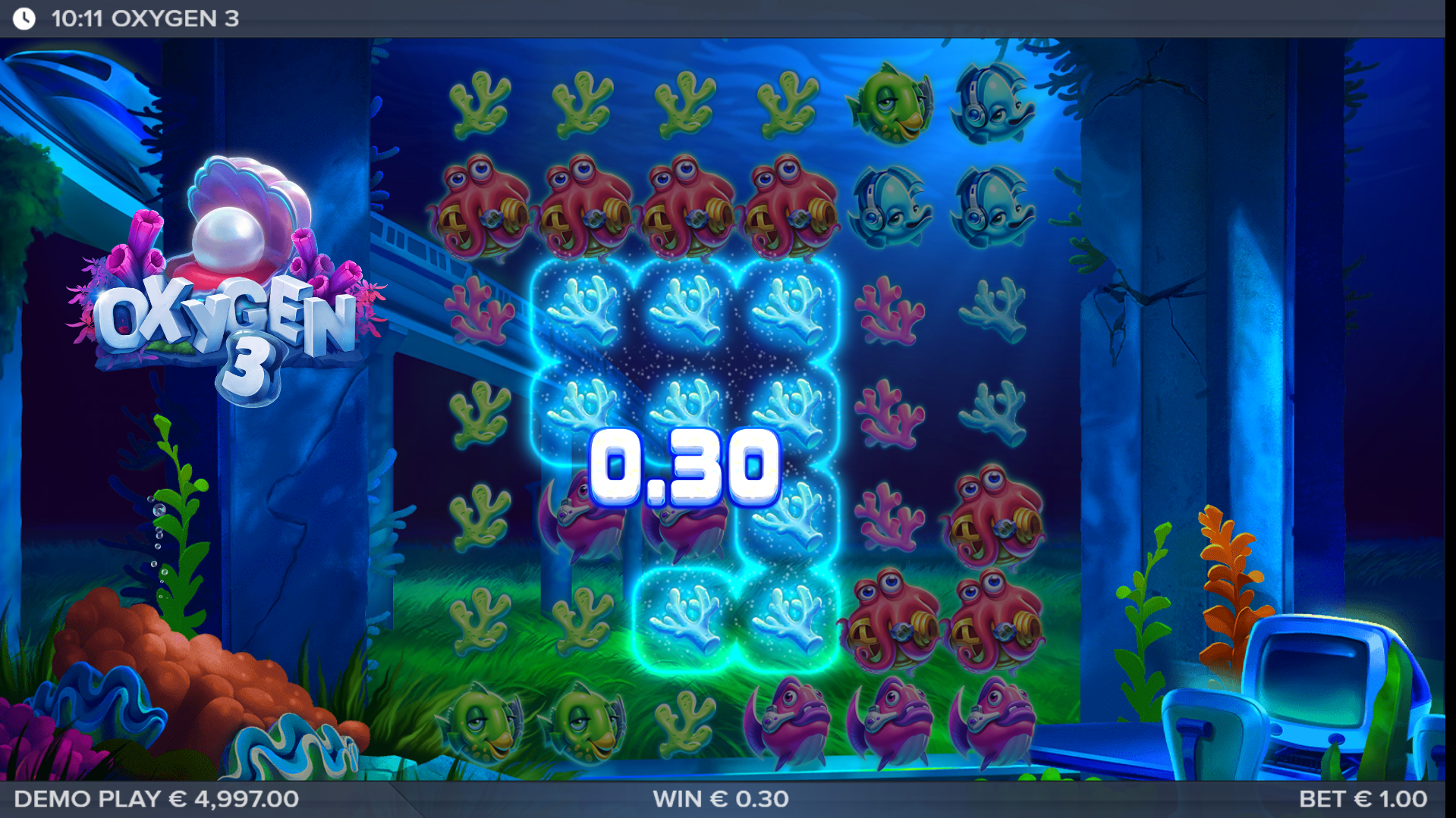 Form Clusters of 5 or more Matching Symbols to Win