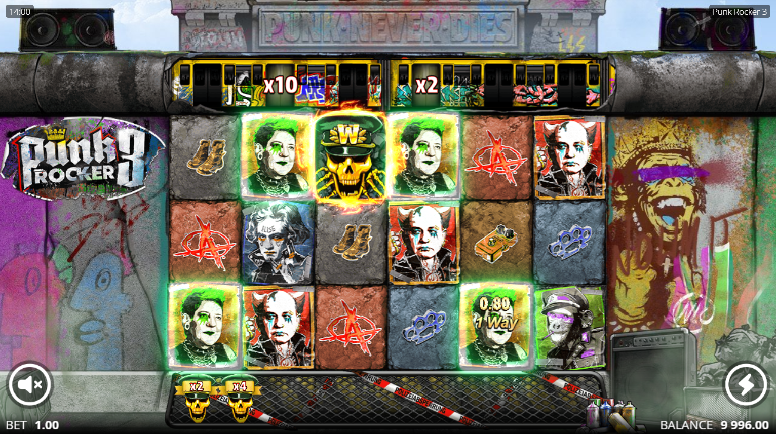 Punk Rocker 3 Offers Players 729 Ways to Win