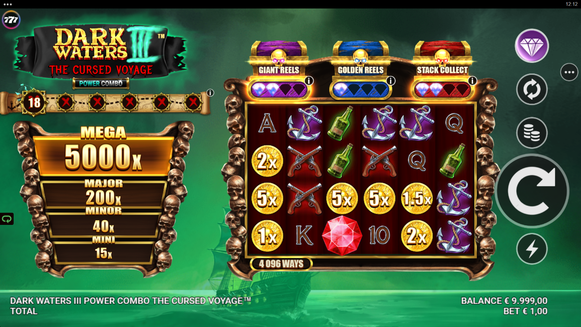 Dark Waters 3 Power Combo: The Cursed Voyage Base Game Play