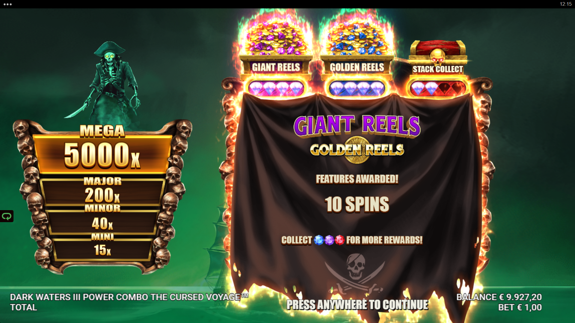 Collect Bonus Tokens to Trigger the Free Spins Bonus Game