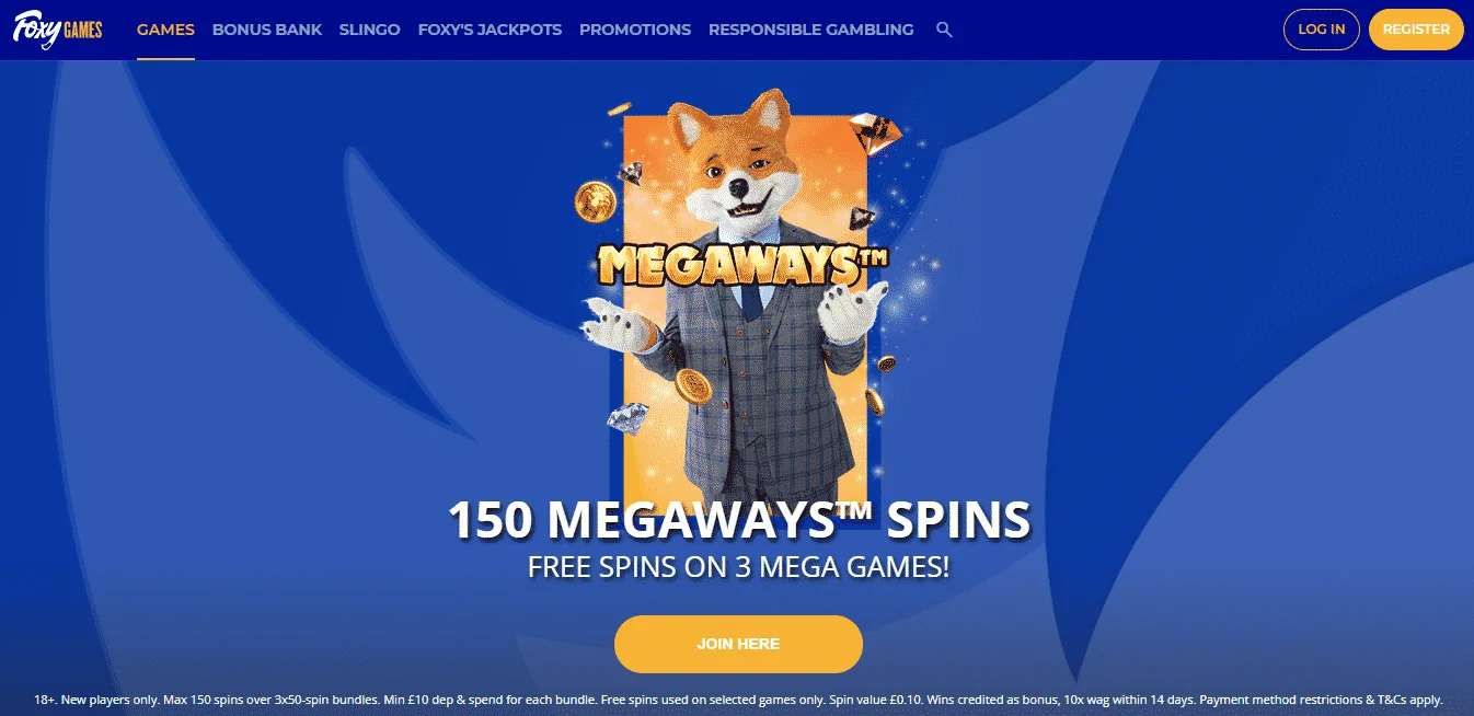 Foxy Games Homepage