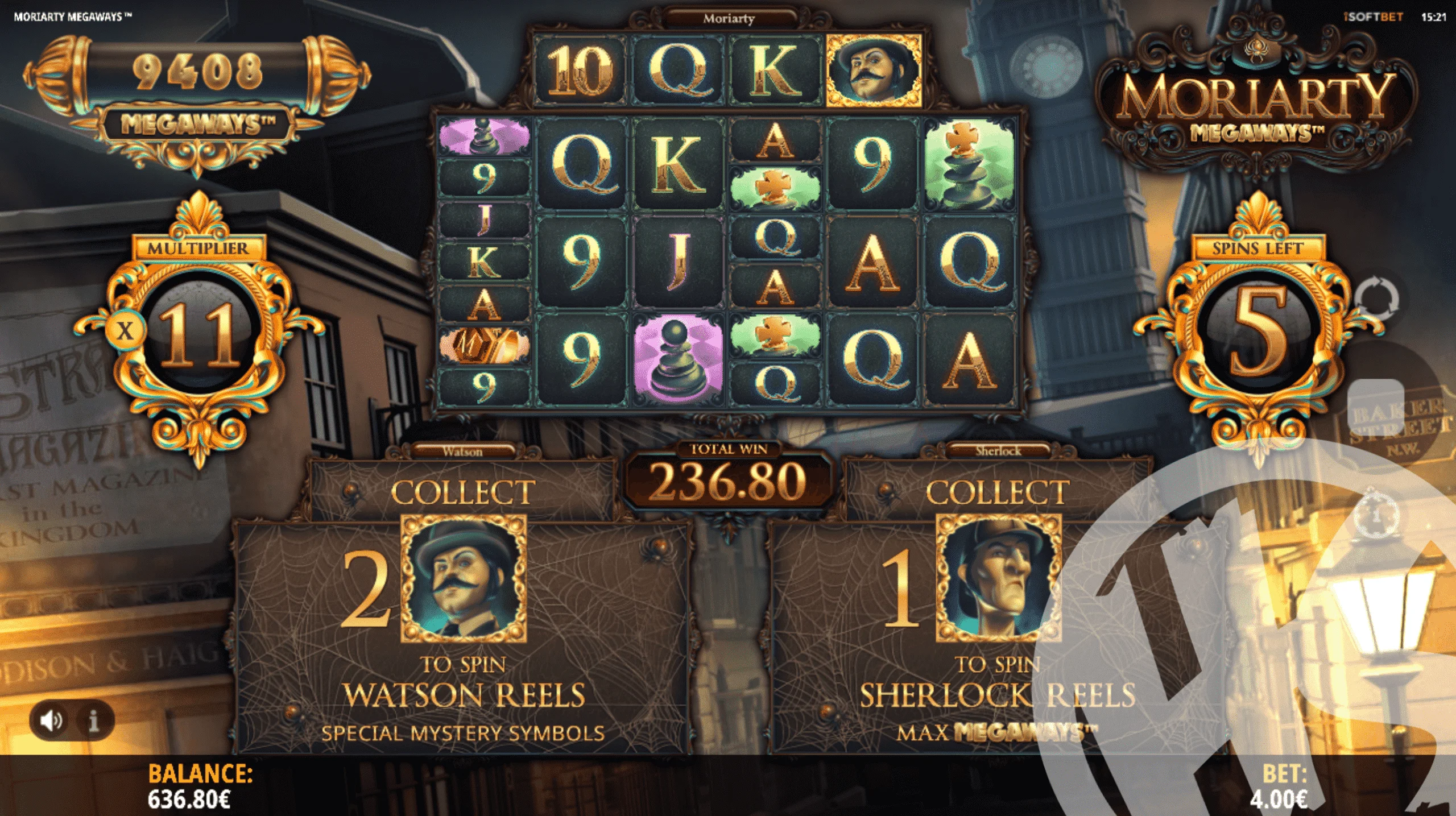 Moriarty Megaways Free Spins